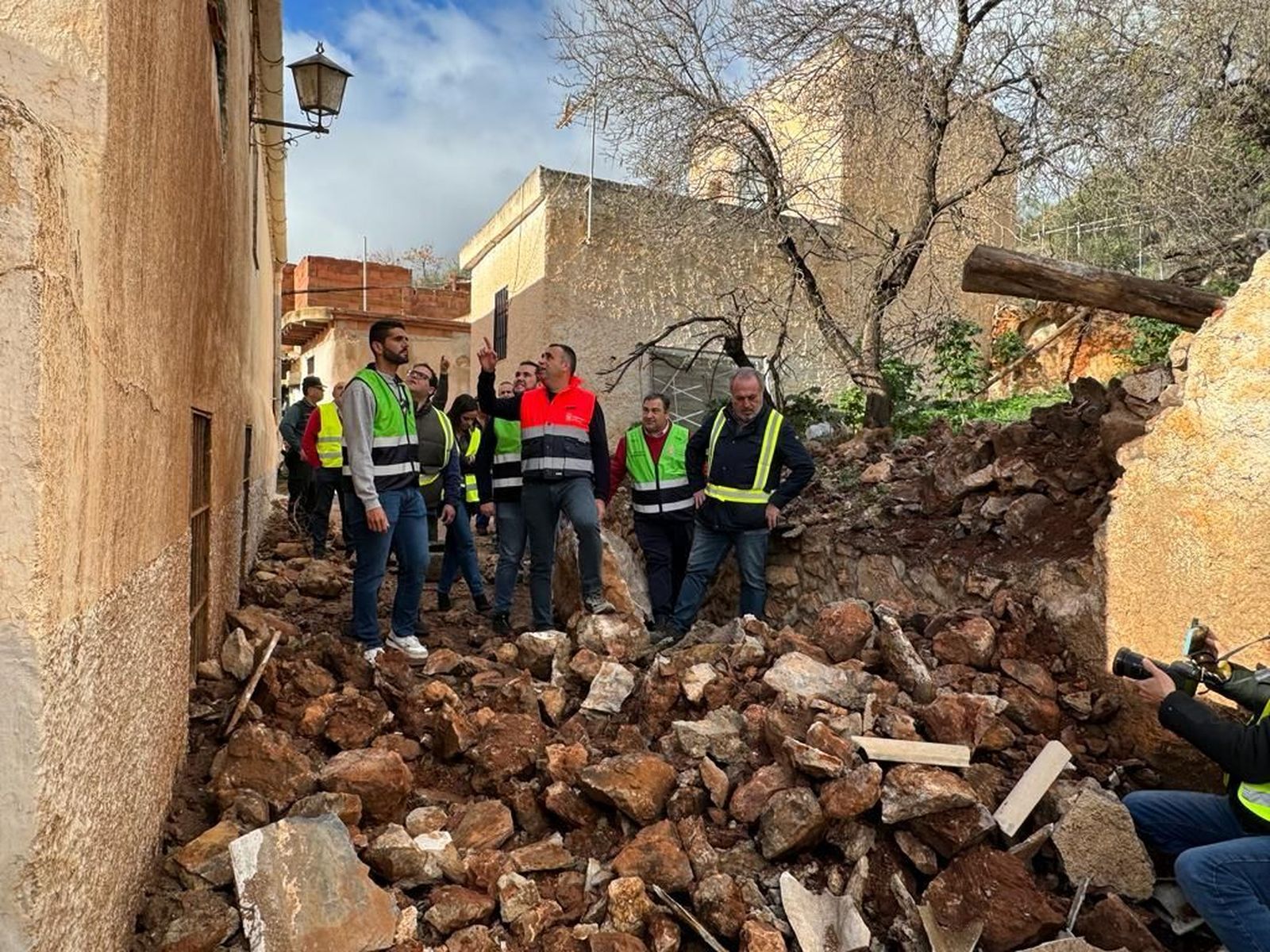 Las imágenes de Lújar tras el desprendimiento