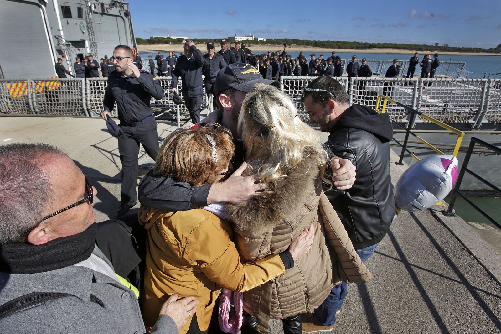 Las mejores imágenes del regreso de la fragata 'Canarias'