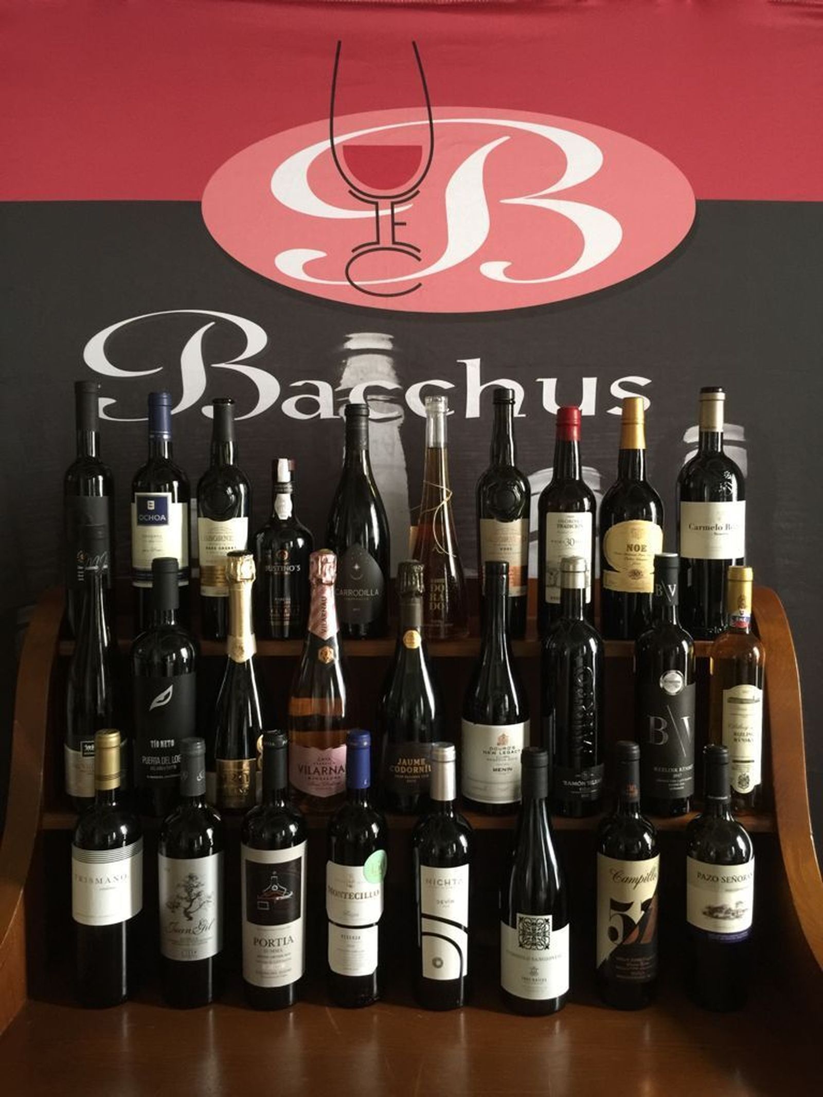 Imagen de vinos premiados con los Bacchus Gran Oro en la XIX edición del concurso.