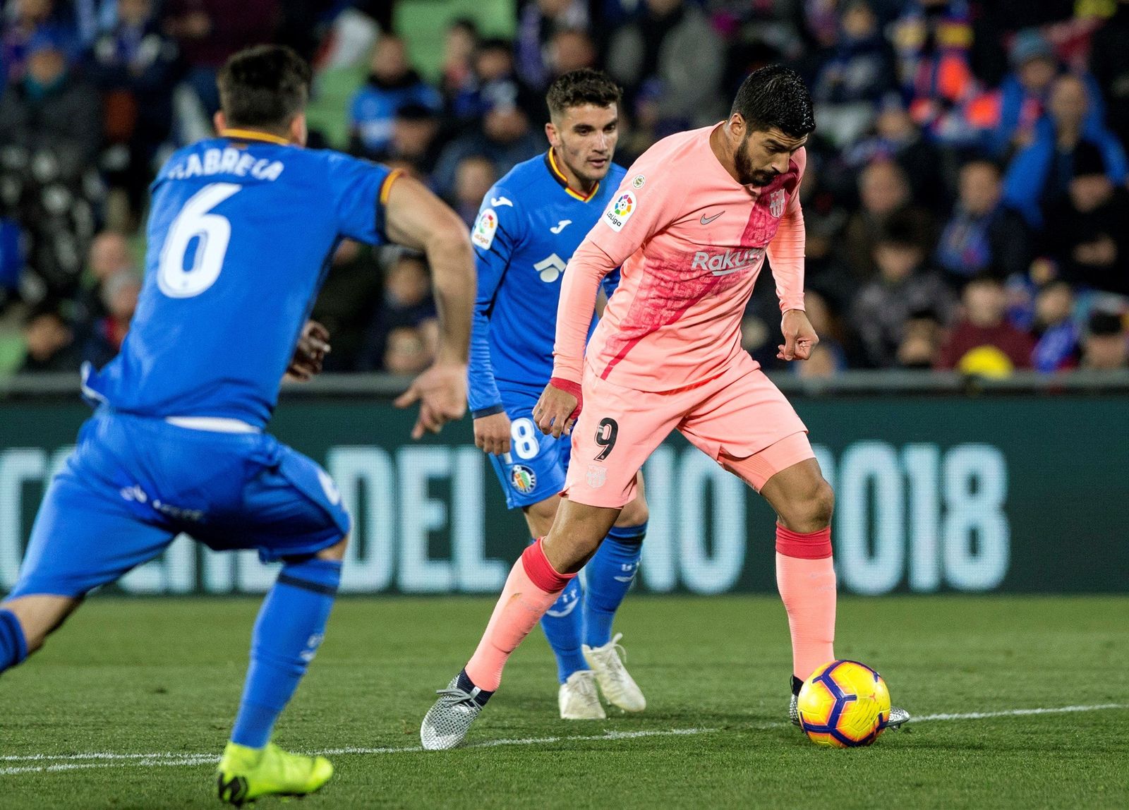 El Getafe-Barcelona, en imágenes
