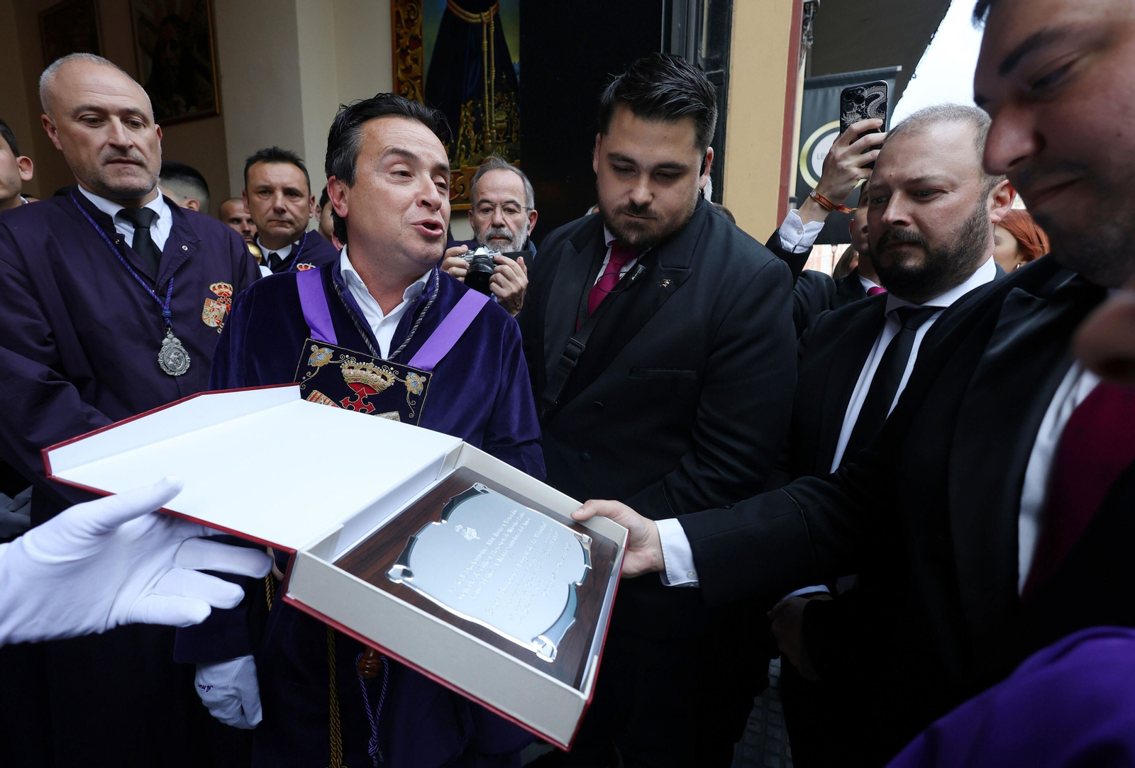 El Rico en el Miécoles Santo en Málaga, en imágenes
