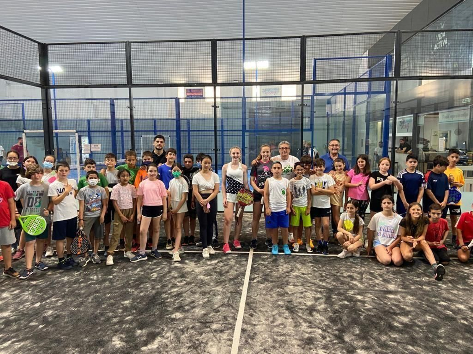 Jornada de pádel.