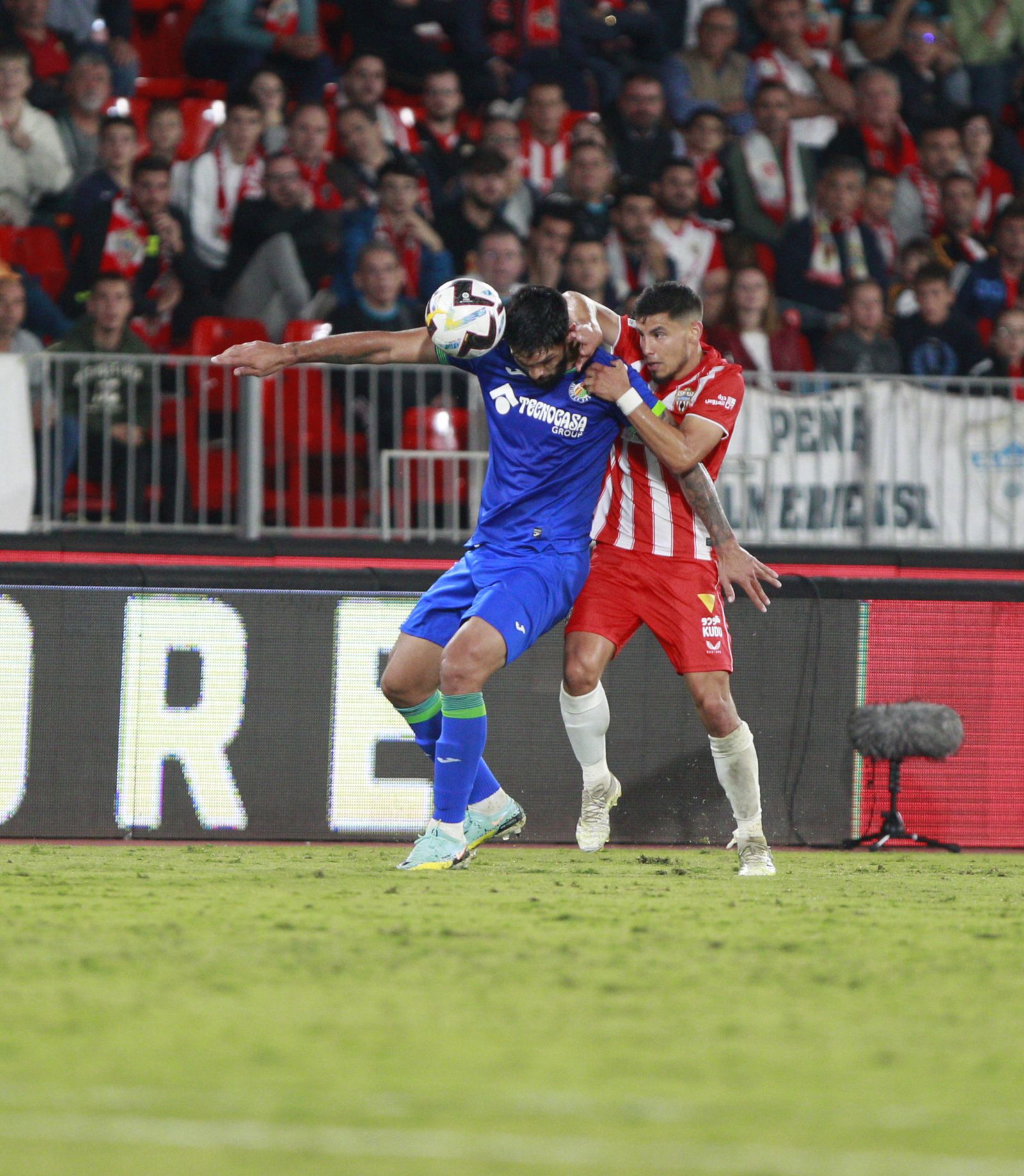 Imágenes del partido de fútbol U.D. Almería-Getafe C.F.