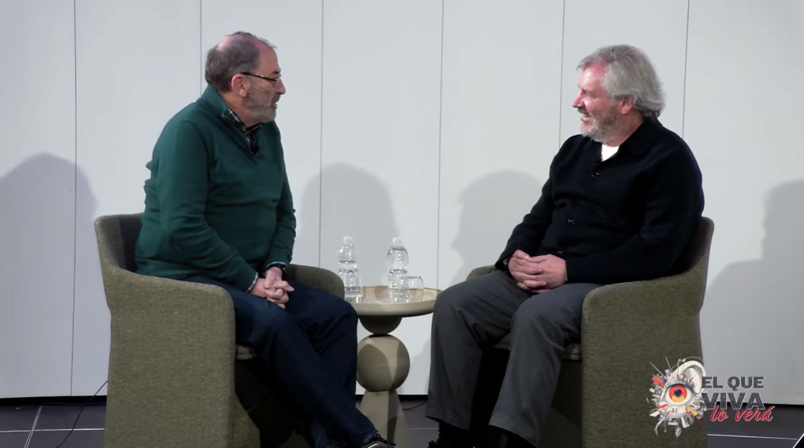 Fernando Santiago con Manuel Vizcaíno.