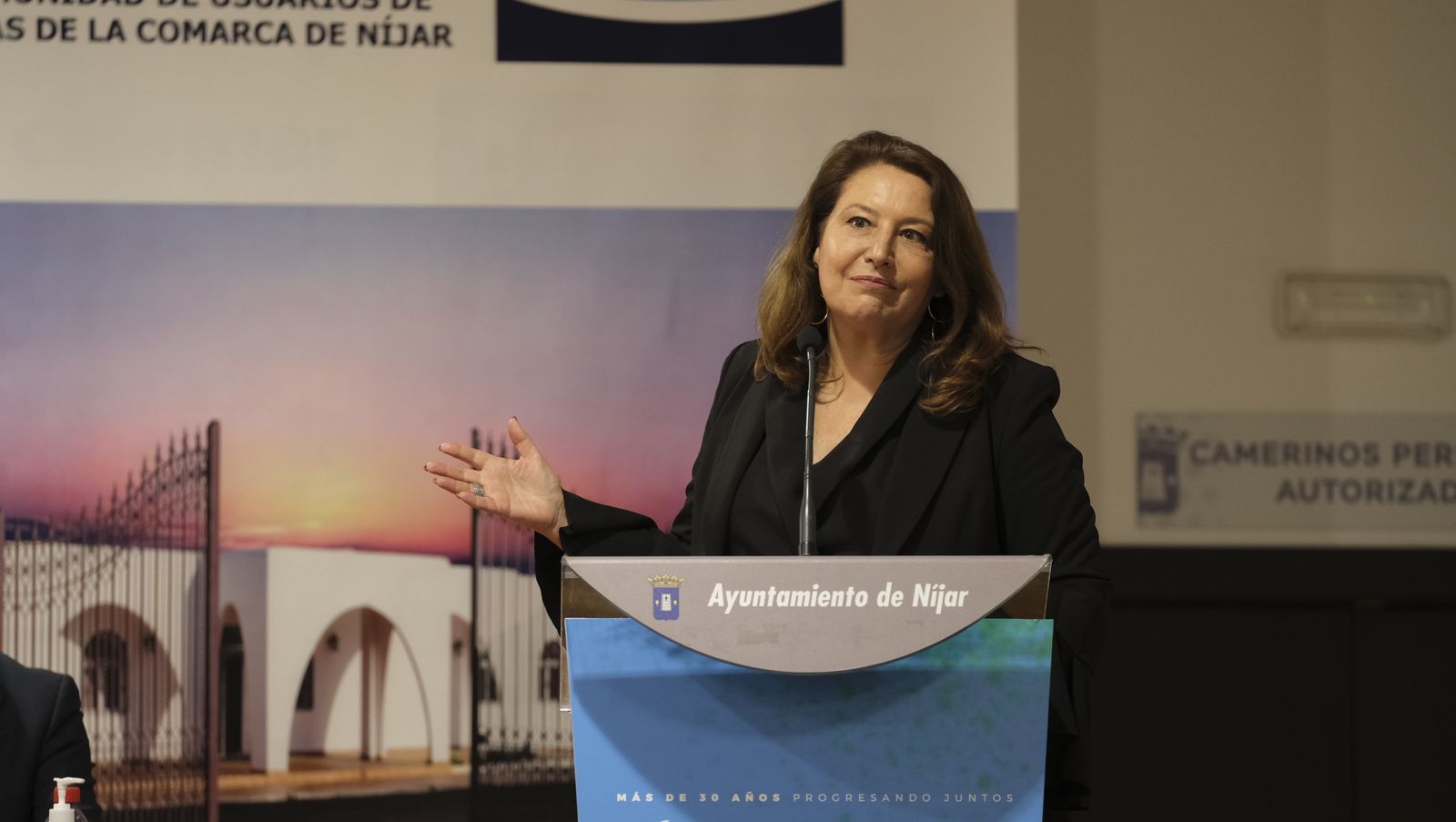 Imágenes de las jornadas de la CUCN sobre el agua en la Expolevante de Níjar.