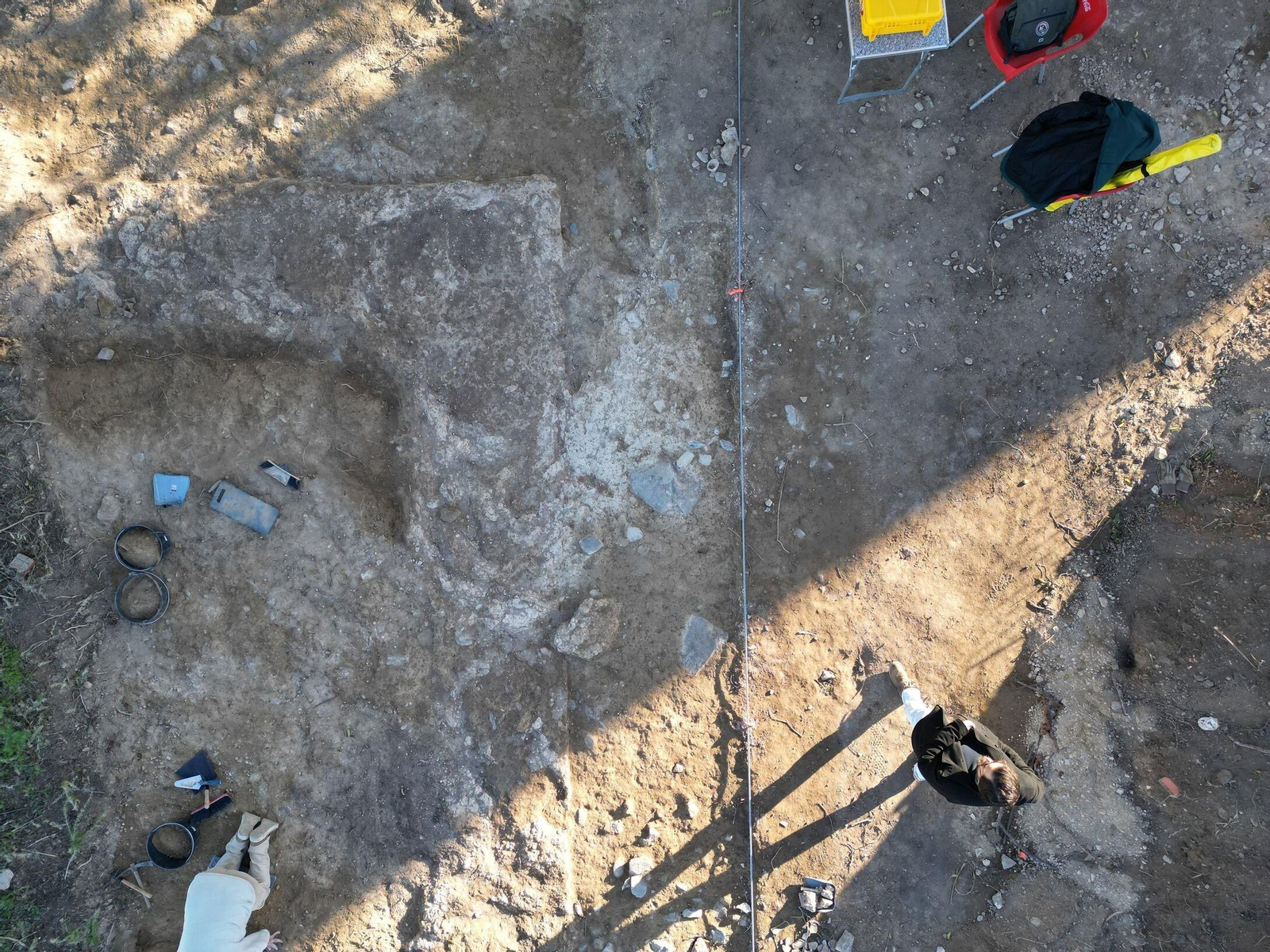 Parte del tapial perteneciente al castillo.