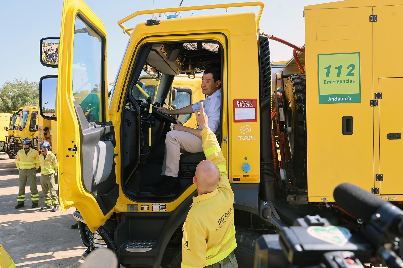 Imágenes de la presentación del Plan Infoca 2024 de prevención de incendios forestales