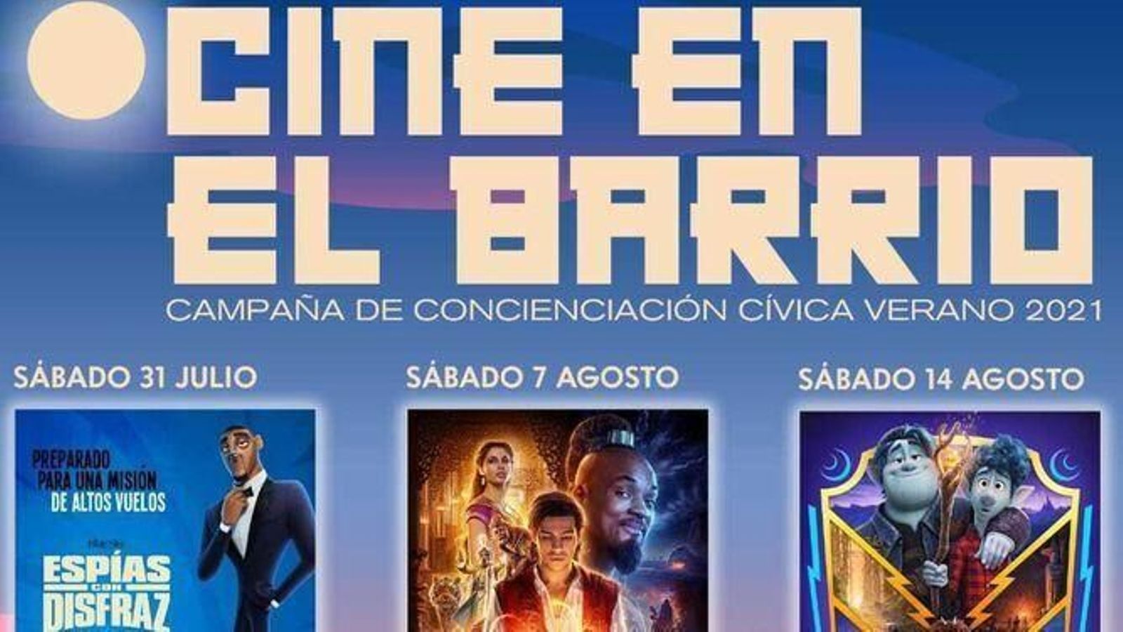Positivo balance del Cine de Verano en Altos de la Bahía.