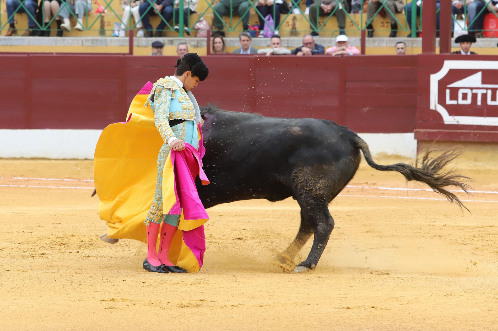 Imágenes de la novillada previa a la Semana Santa en la plaza de toros de La Línea