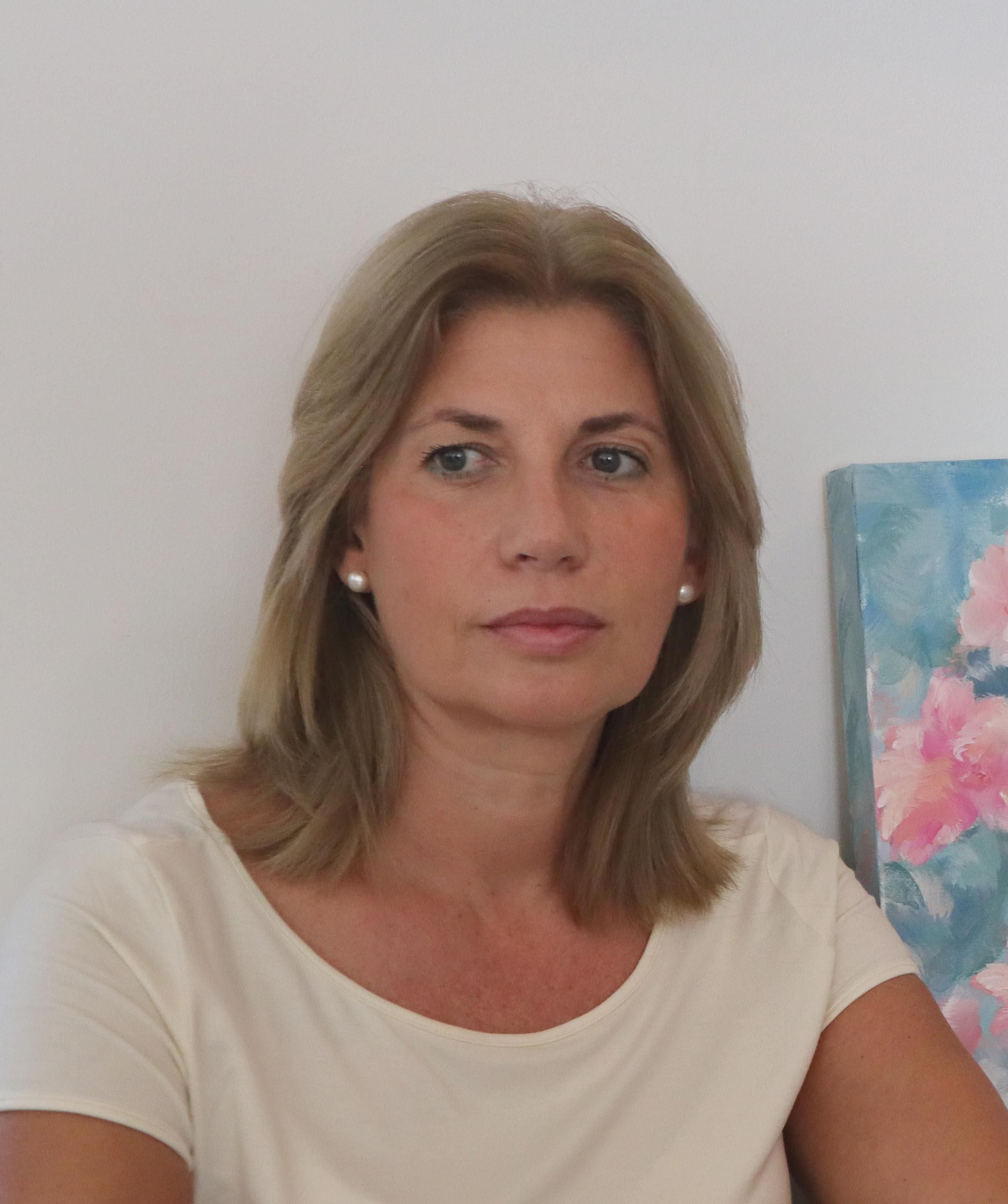 La artista Dolores Laserna.