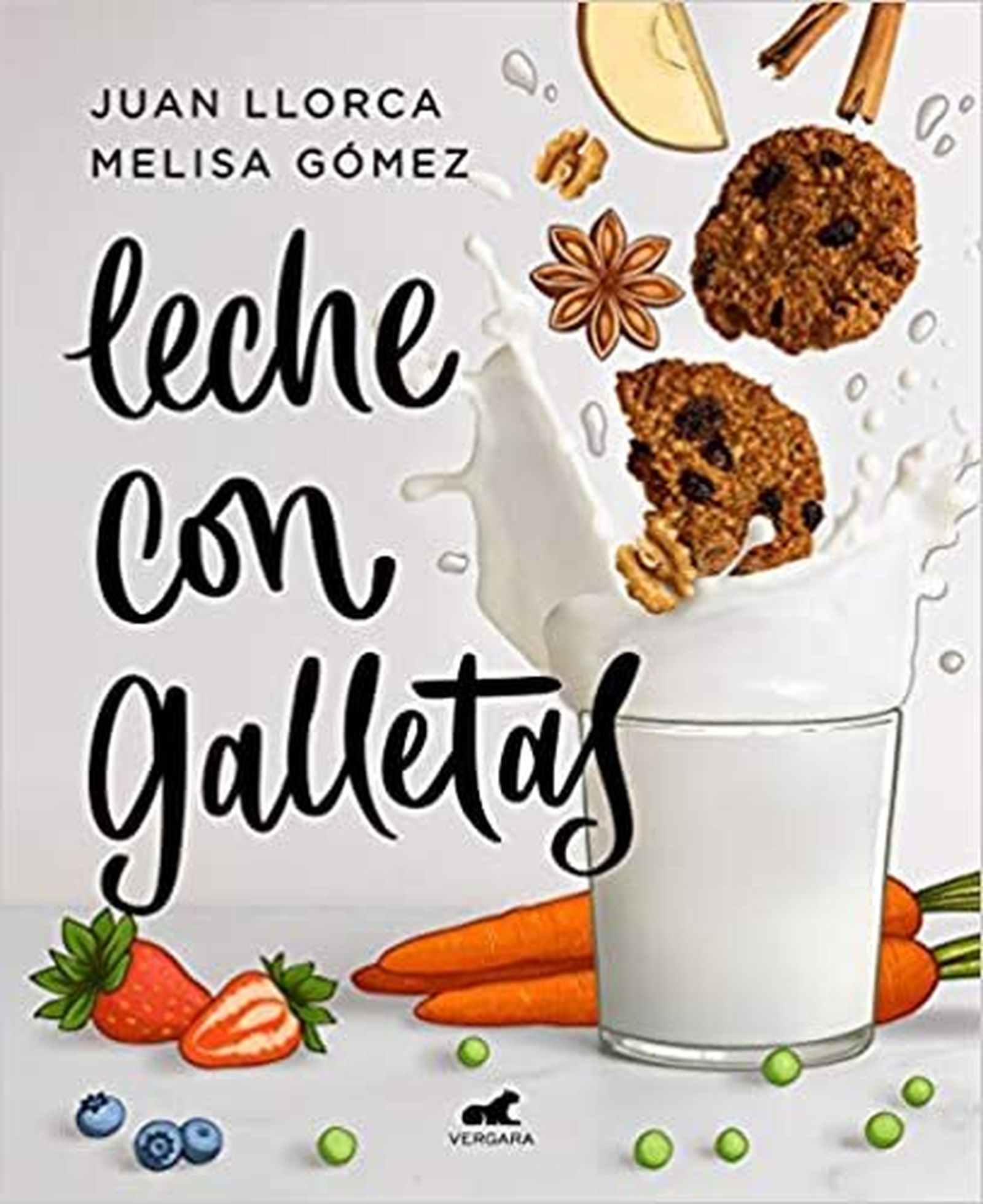 Portada del libro 'Leche con galletas'.