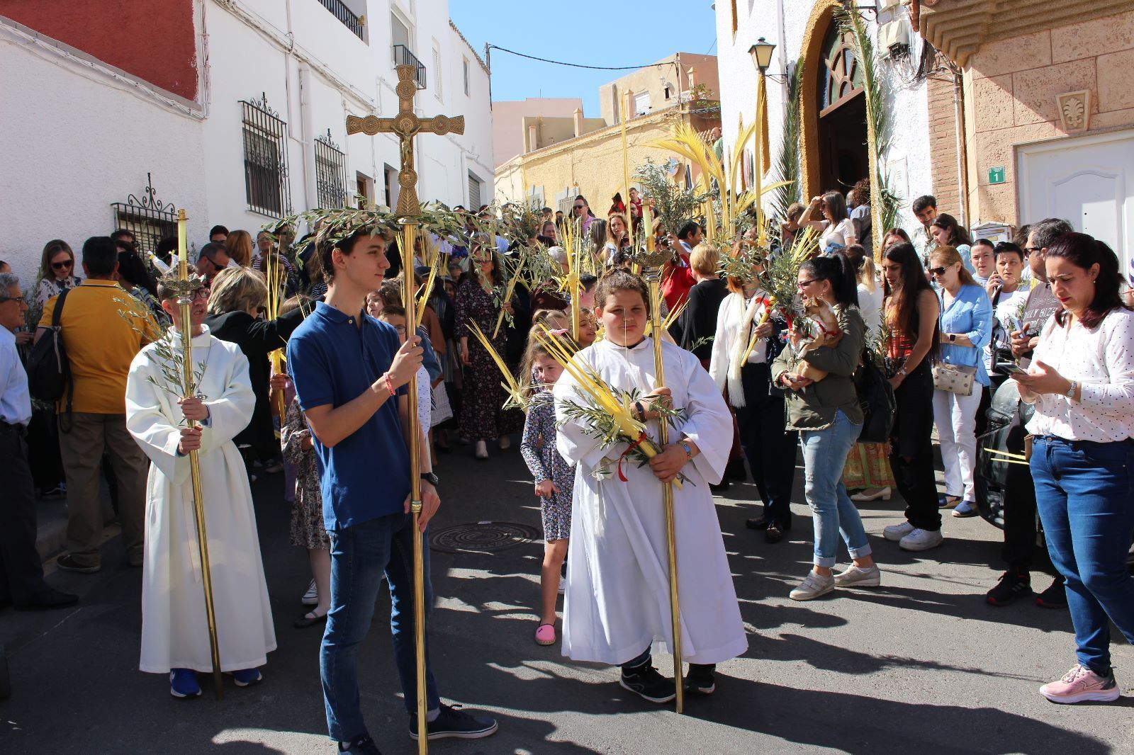 Las imágenes del Domingo de Ramos en los pueblos de Almería