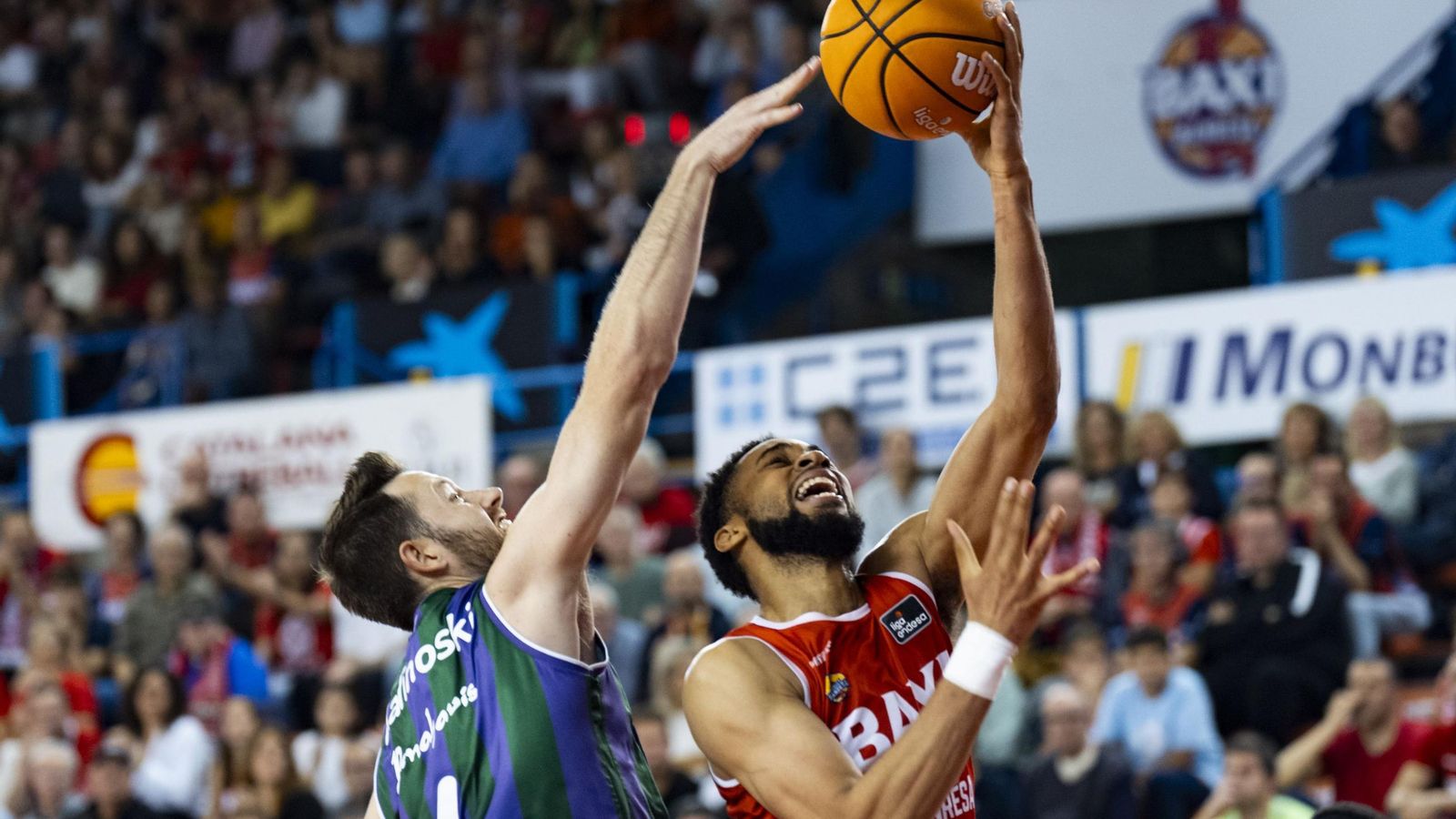 El Baxi Manresa-Unicaja, en fotos