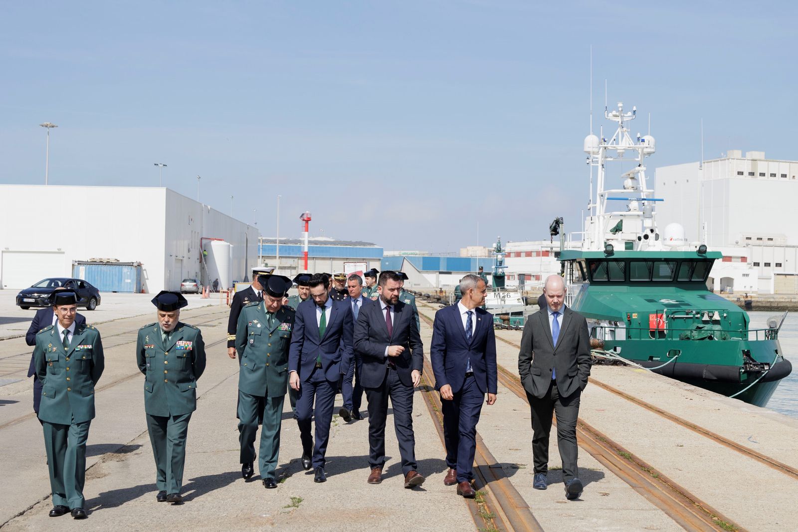 Inauguración de la Escuela de Servicio Marítimo de la Guardia Civil.