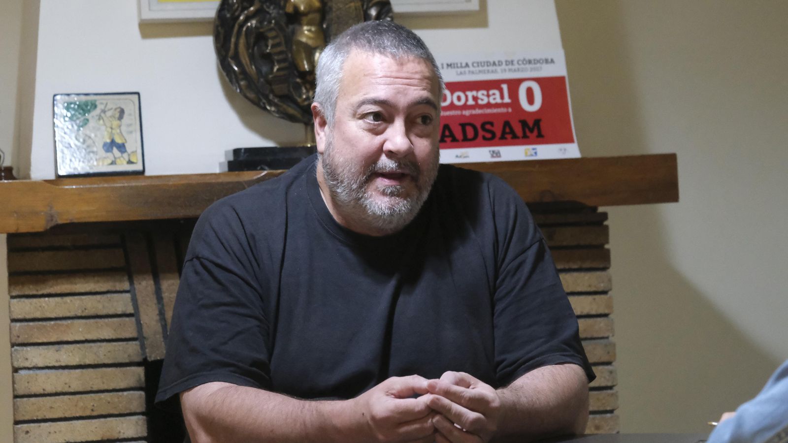 Francisco Ruiz, durante la entrevista.
