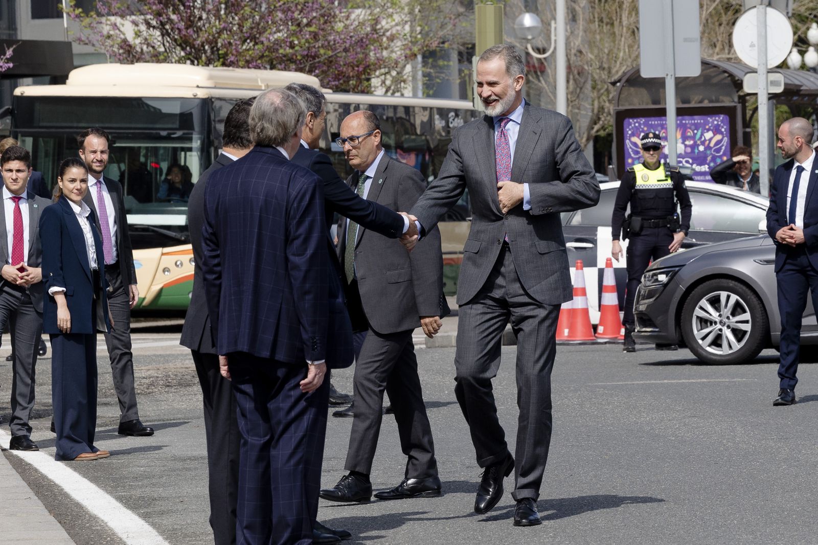 El rey Felipe VI visita Cádiz con motivo de la entrega del Premio Princesa de Girona Social 2024.