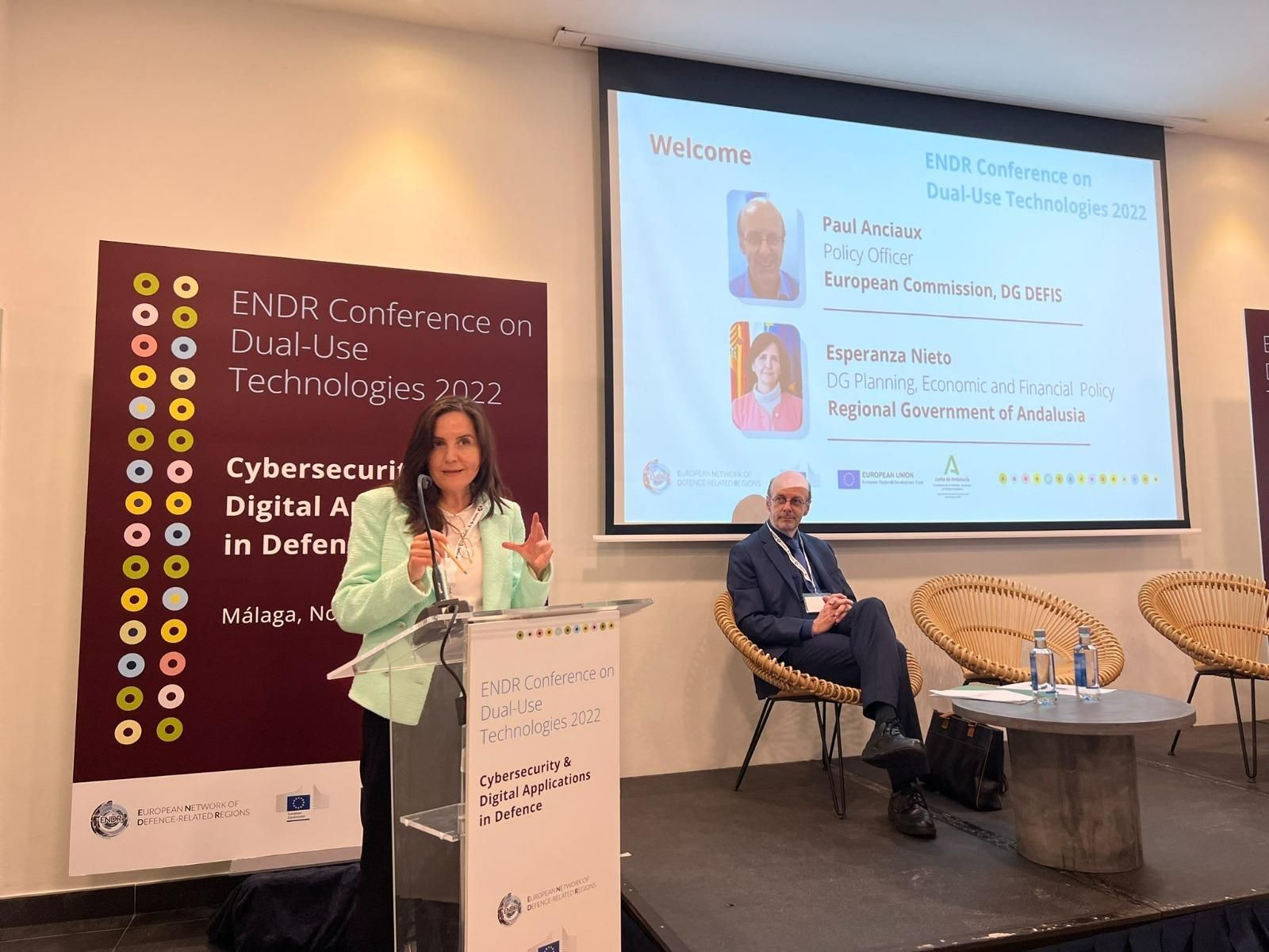 Jornada Dual-Use Technologies celebrada en Málaga.