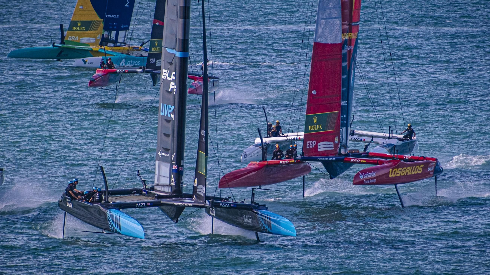 Las imágenes que dejó en Cádiz el domingo de Sail GP