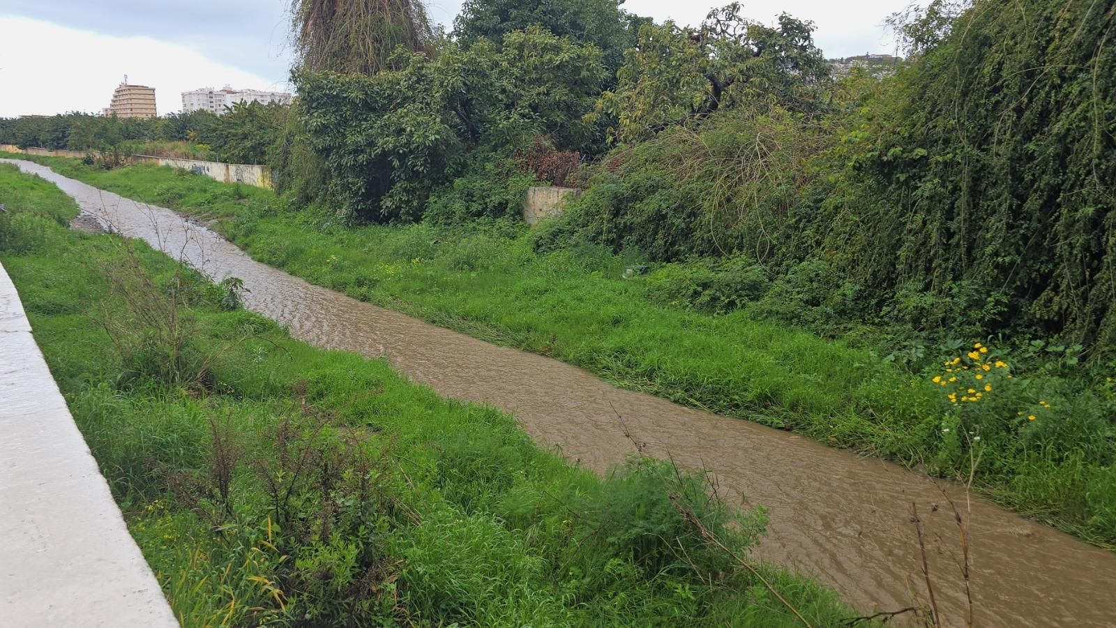 Río Verde con un buen caudal tras unas lluvias, en una imagen de archivo