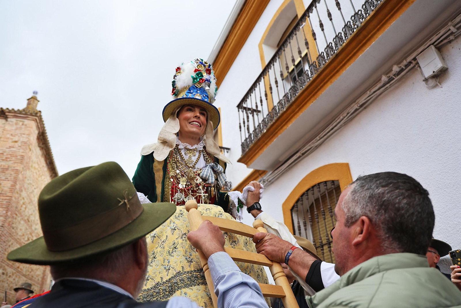 Las imágenes de la romería de San Benito Abad en el Cerro del Andévalo de Huelva