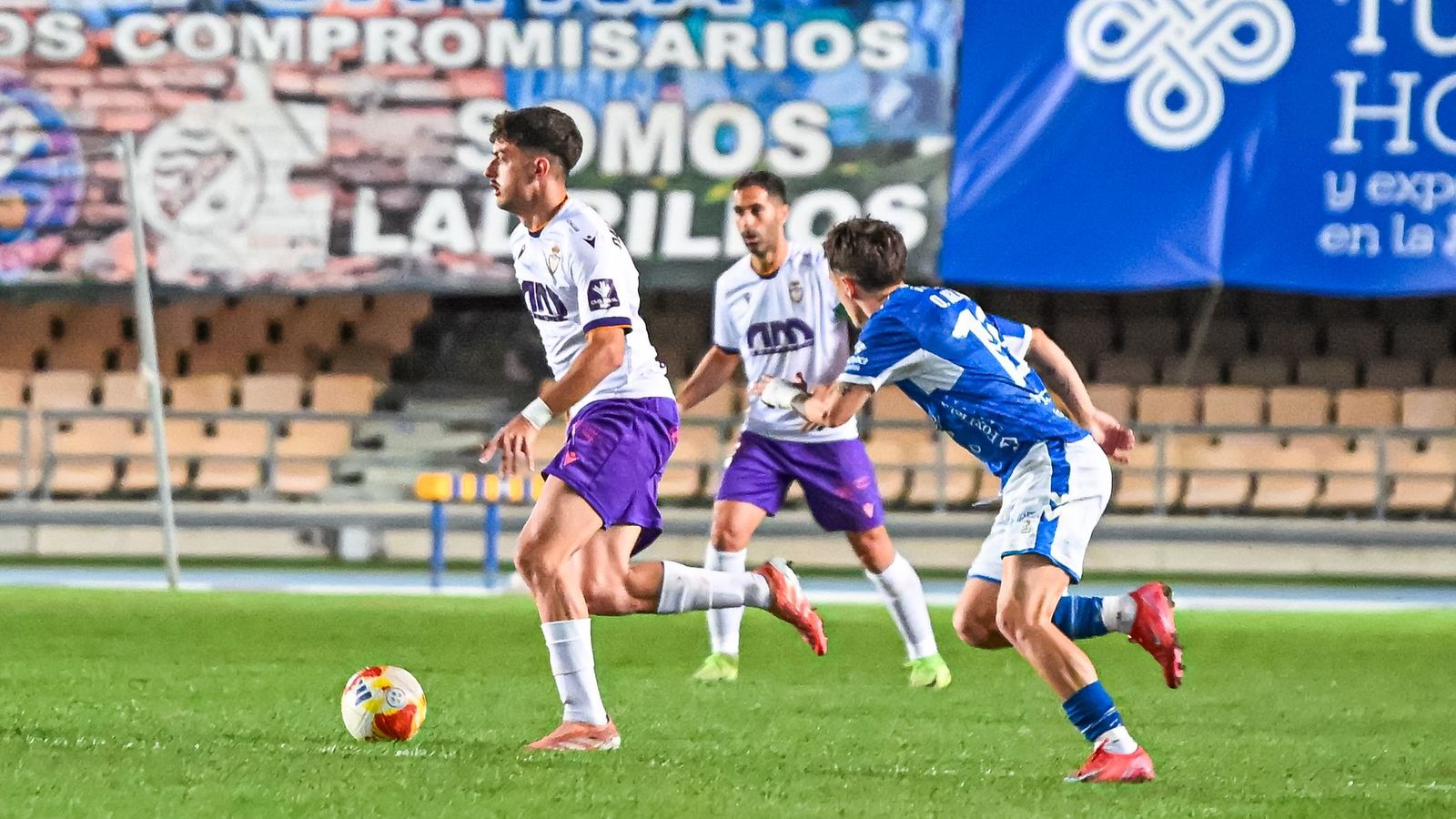 David Serrano, en una de sus internadas.