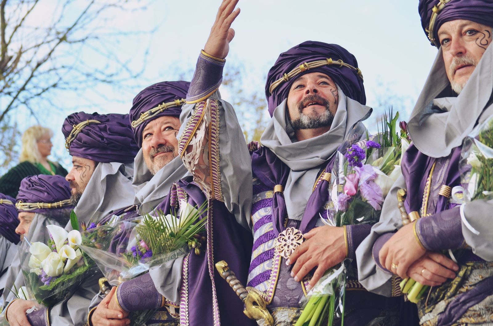 Una imagen de la fiesta en Benamaurel.