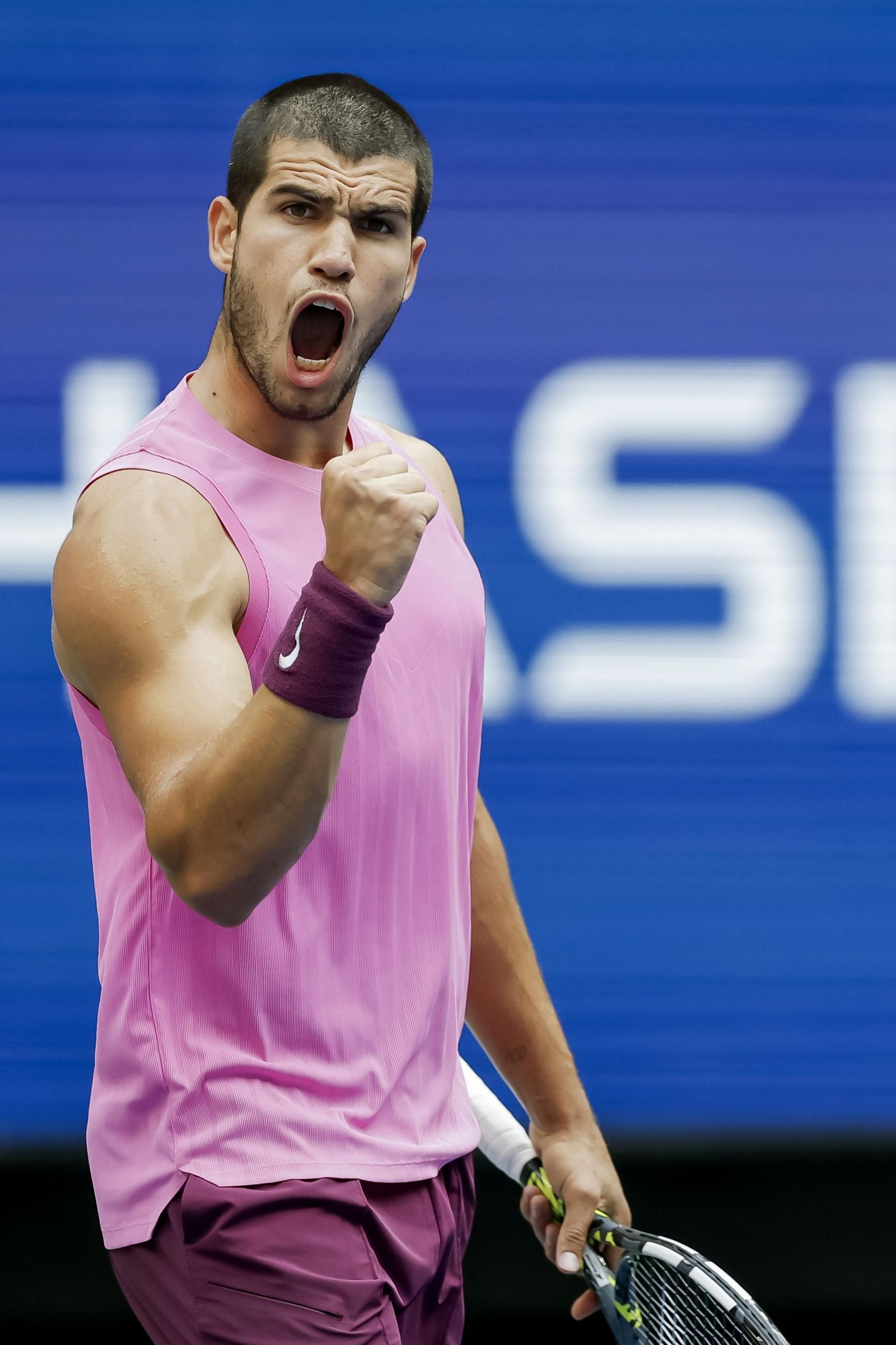 Las fotos del pase a la final de Alcaraz ante Djokovic