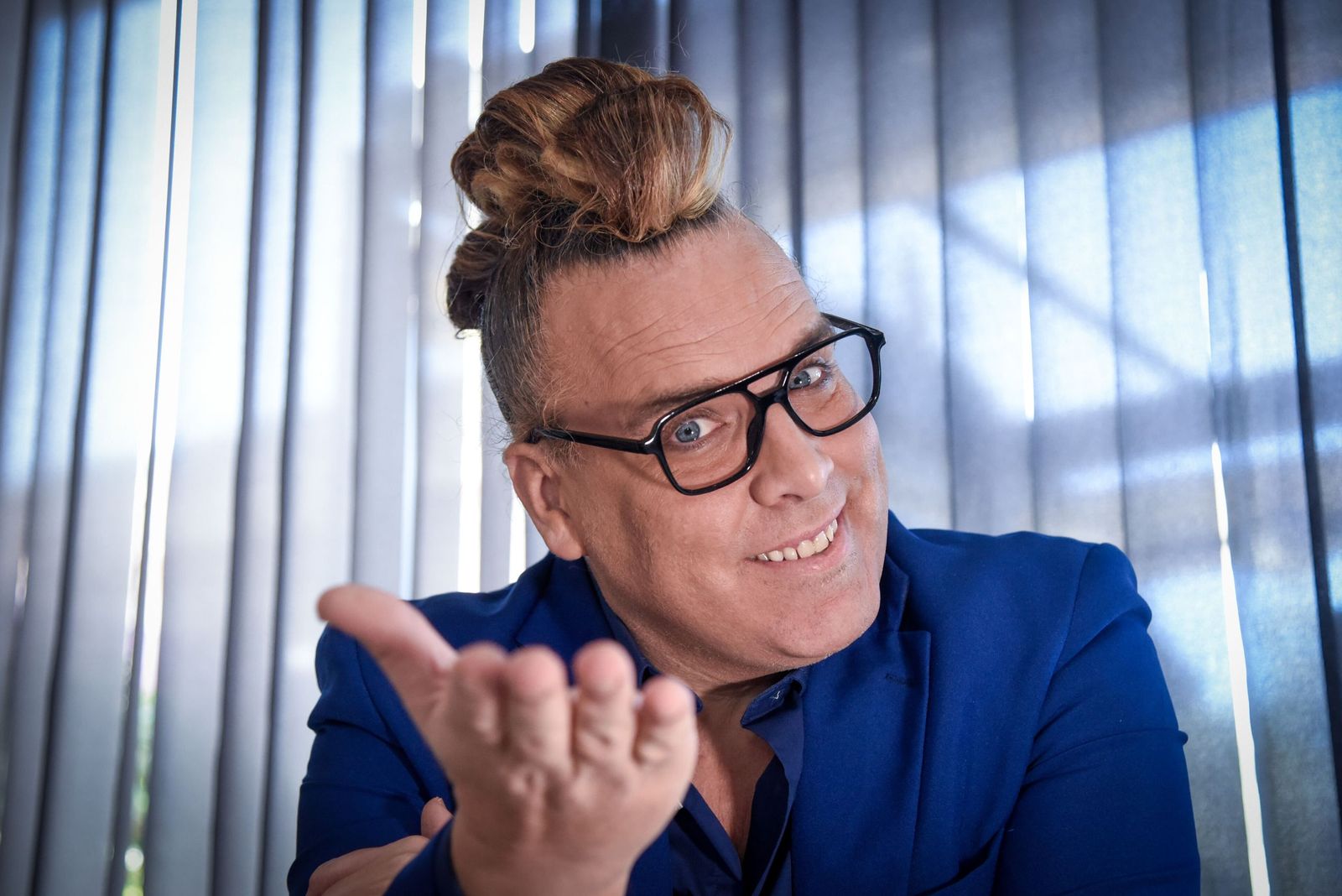 Quique Jiménez, 'Torito', reportero y 'showman'.