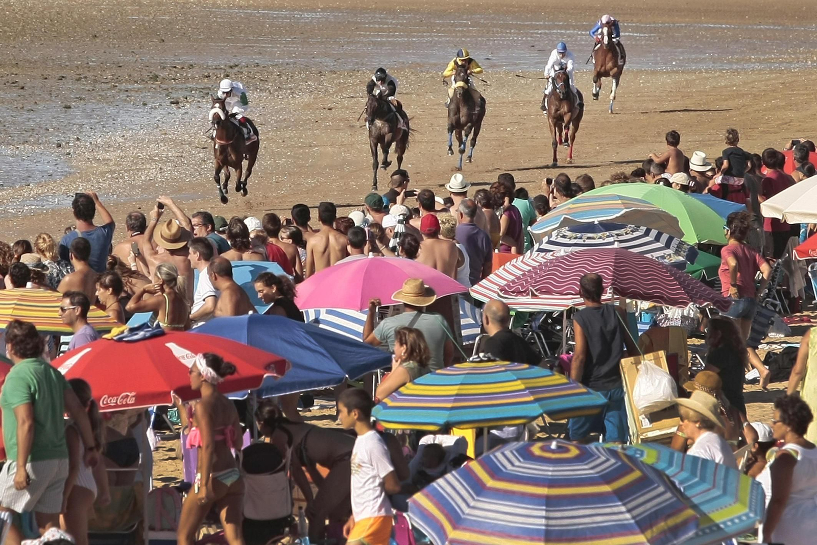Imagen de las Carreras de Caballos de Sanlúcar en ediciones anteriores.