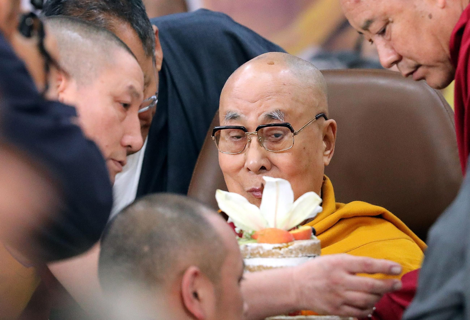 Las imágenes del 90º cumpleaños del dalái lama