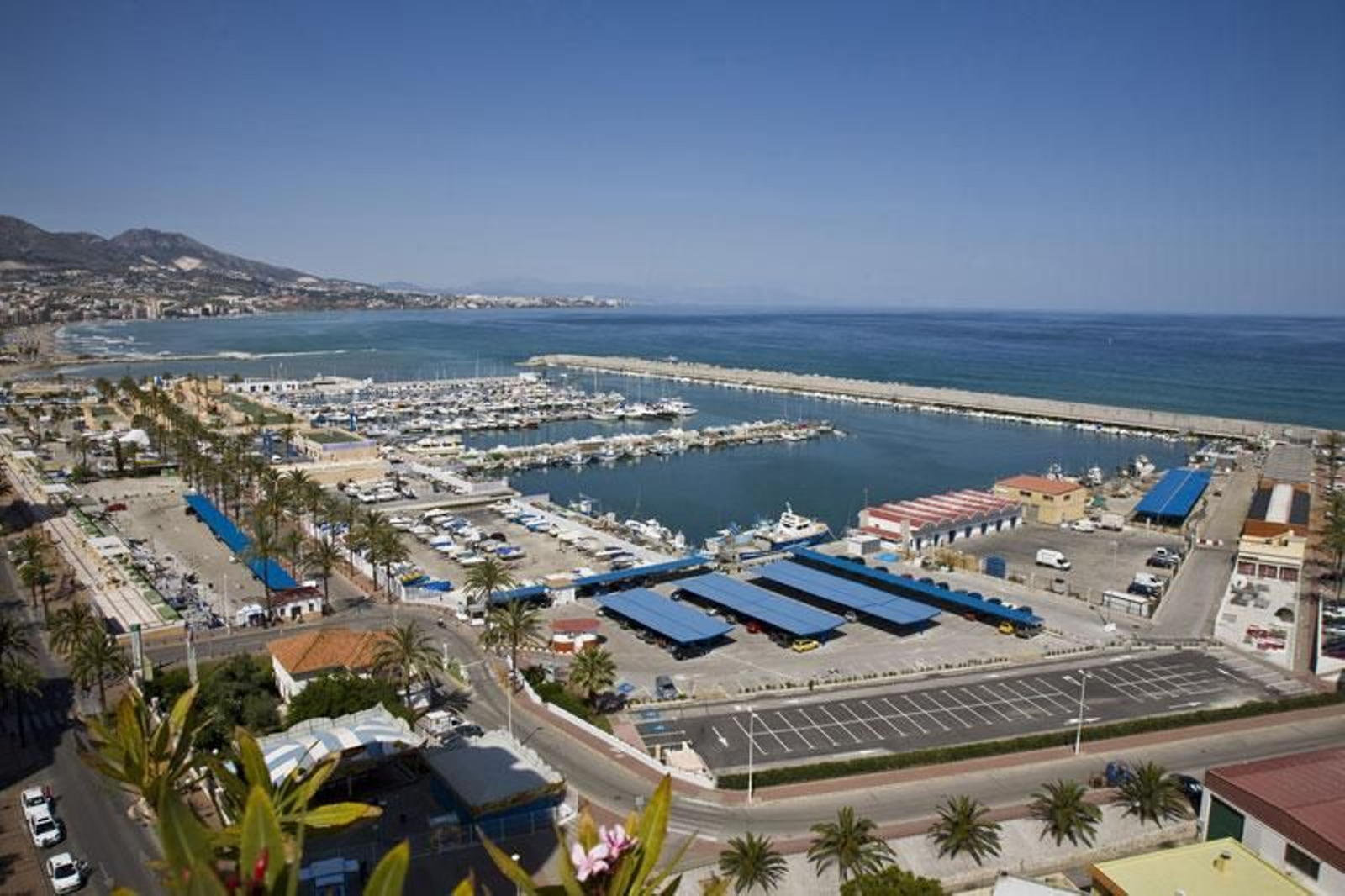 Vista aérea del Puerto Deportivo de Fuengirola