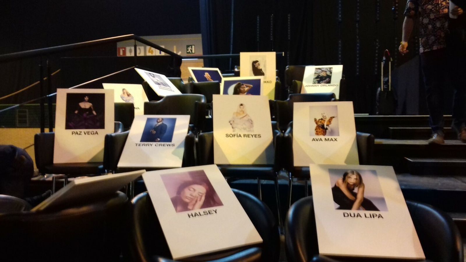 Disposición del graderío izquierdo VIP de los EMA