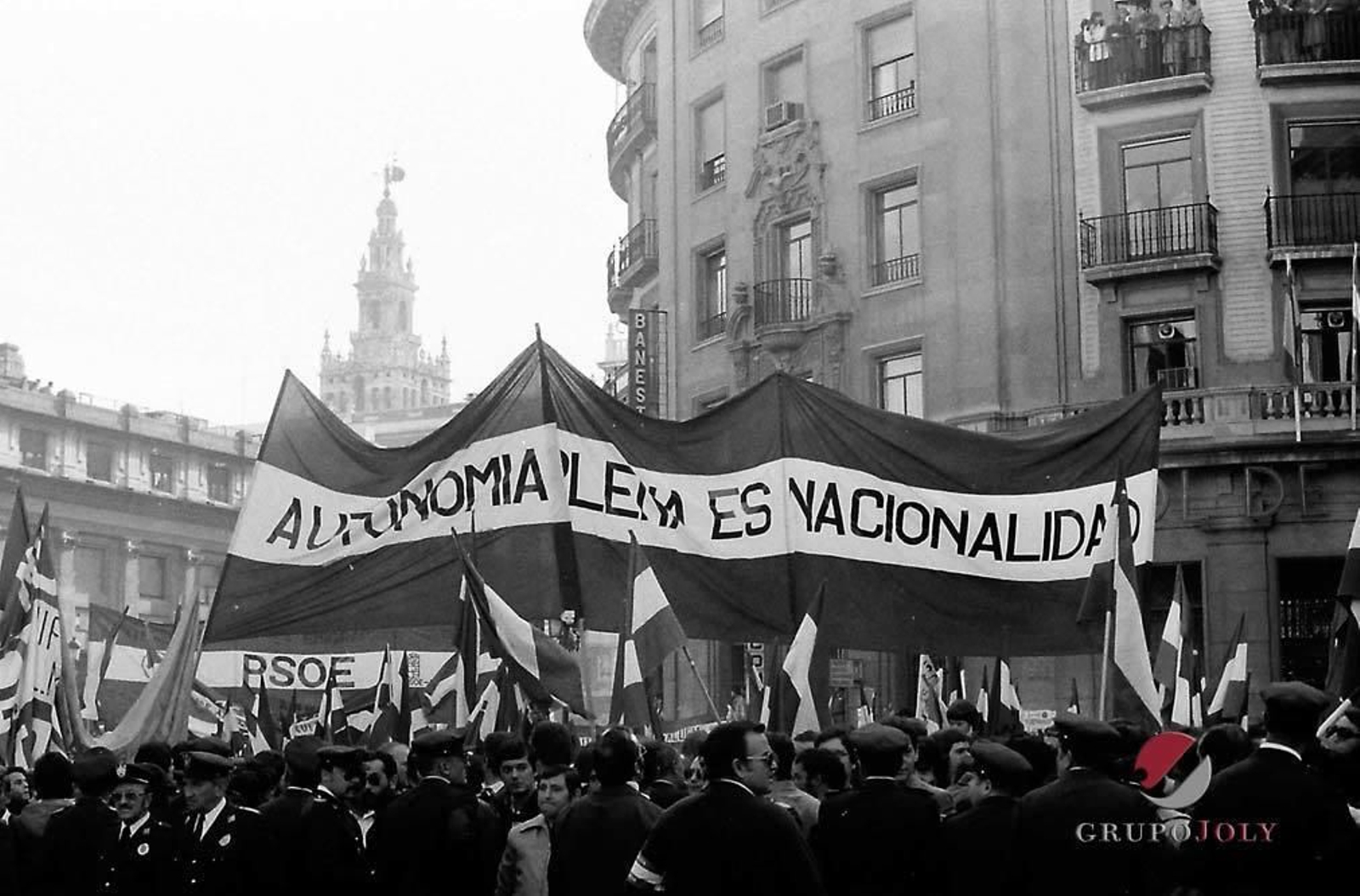 La histórica manifestación del 4 de diciembre de 1977