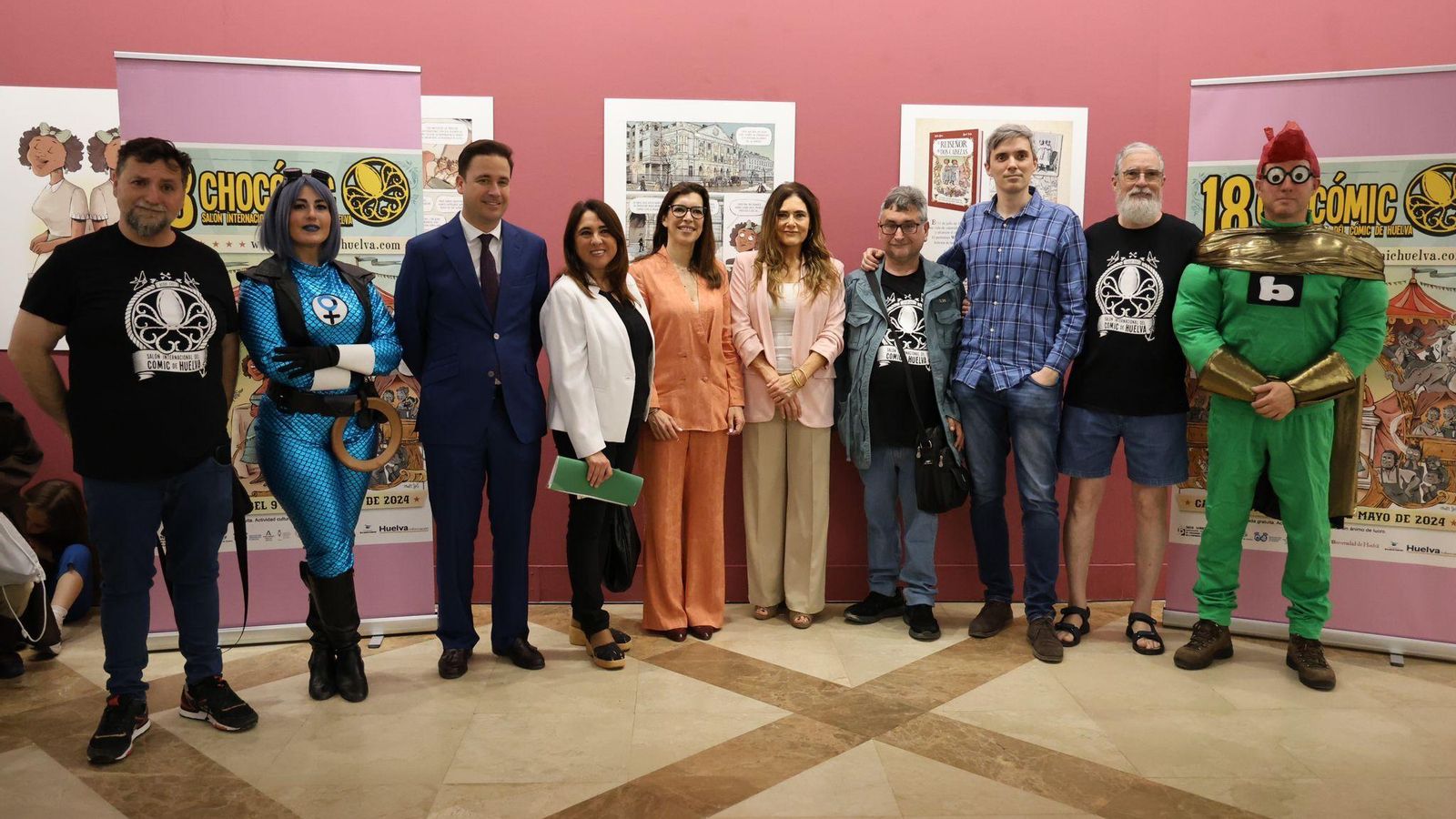 Presentación del Chócomic en la Casa Colón de Huelva.