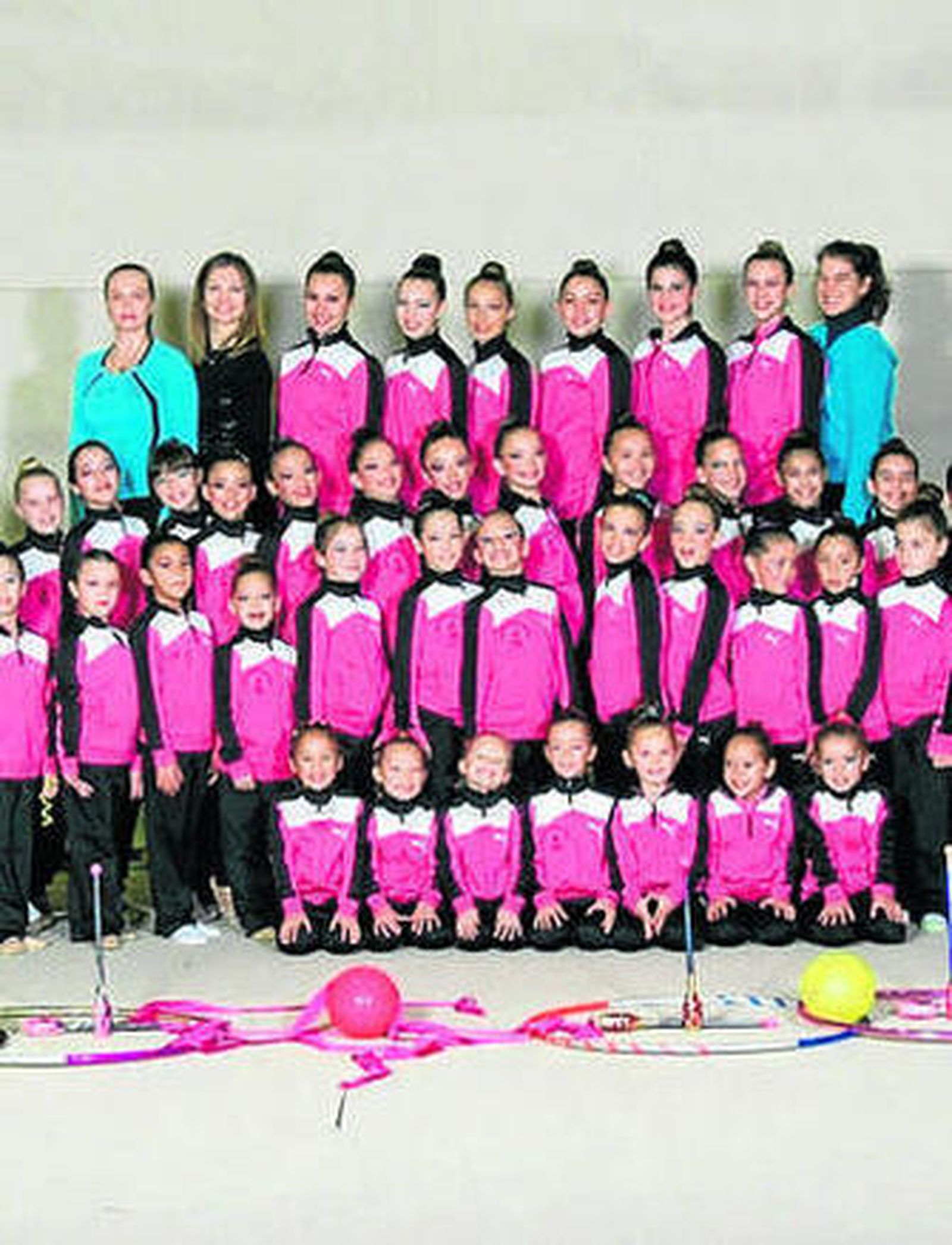 Gimnastas ejidenses.