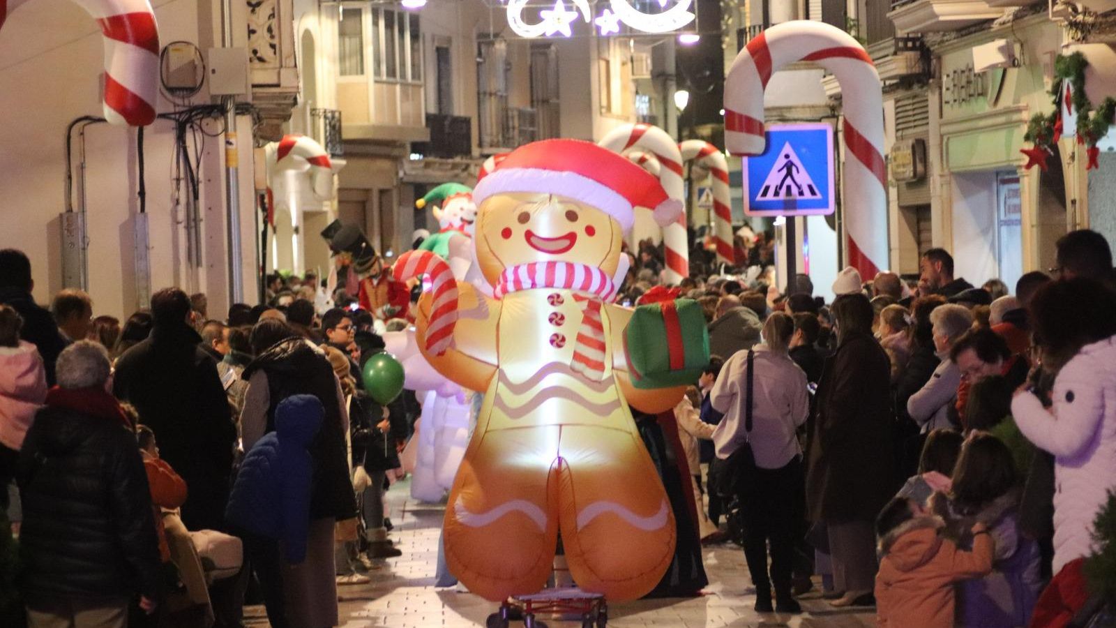 Mucha fantasía en el pasacalles.