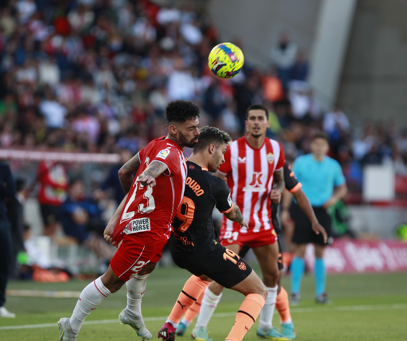 Fotogalería del partido de la Liga Santander, U.D. Almería-Valencia