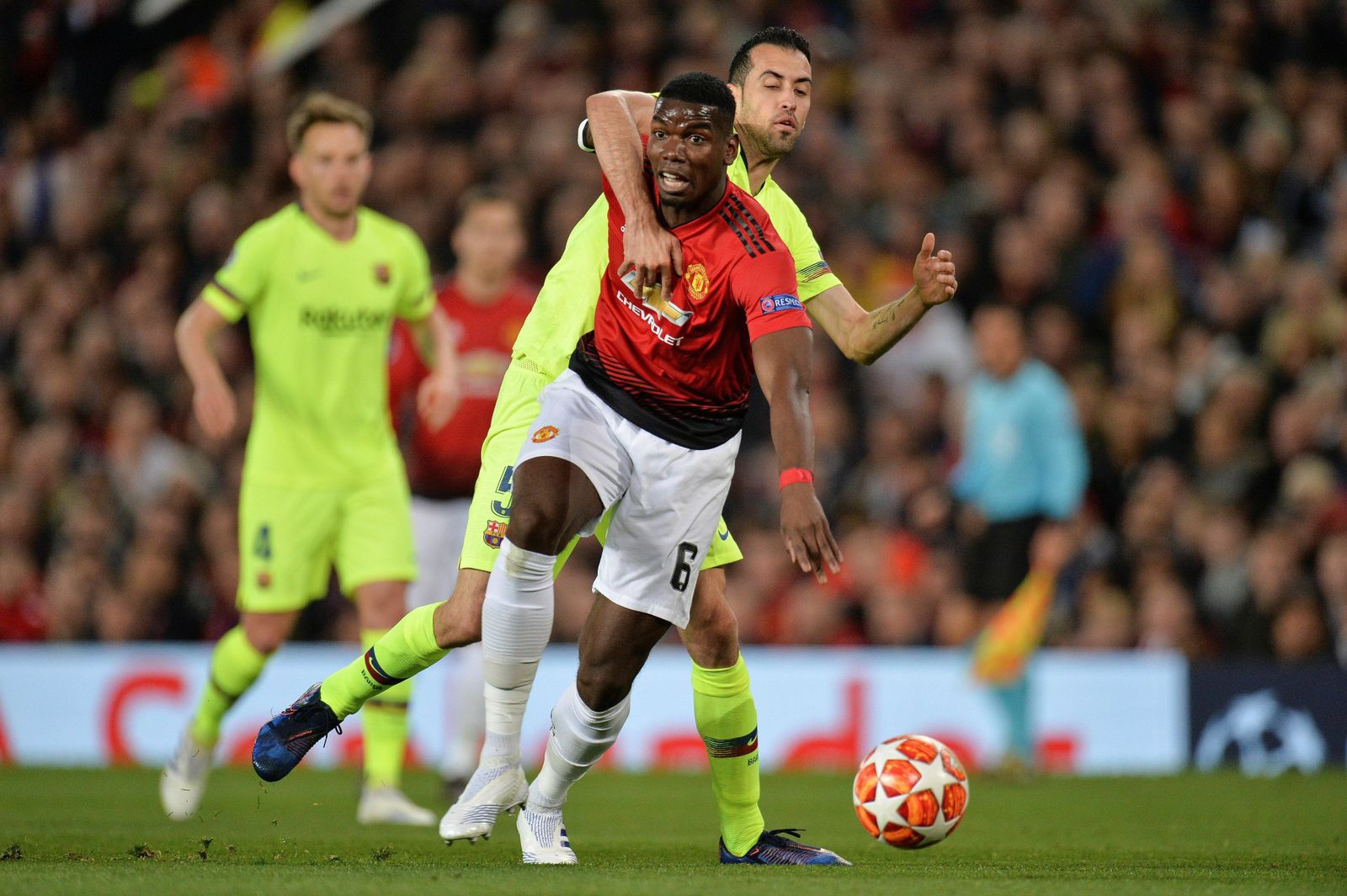 Las imágenes del Manchester United-Barcelona FC