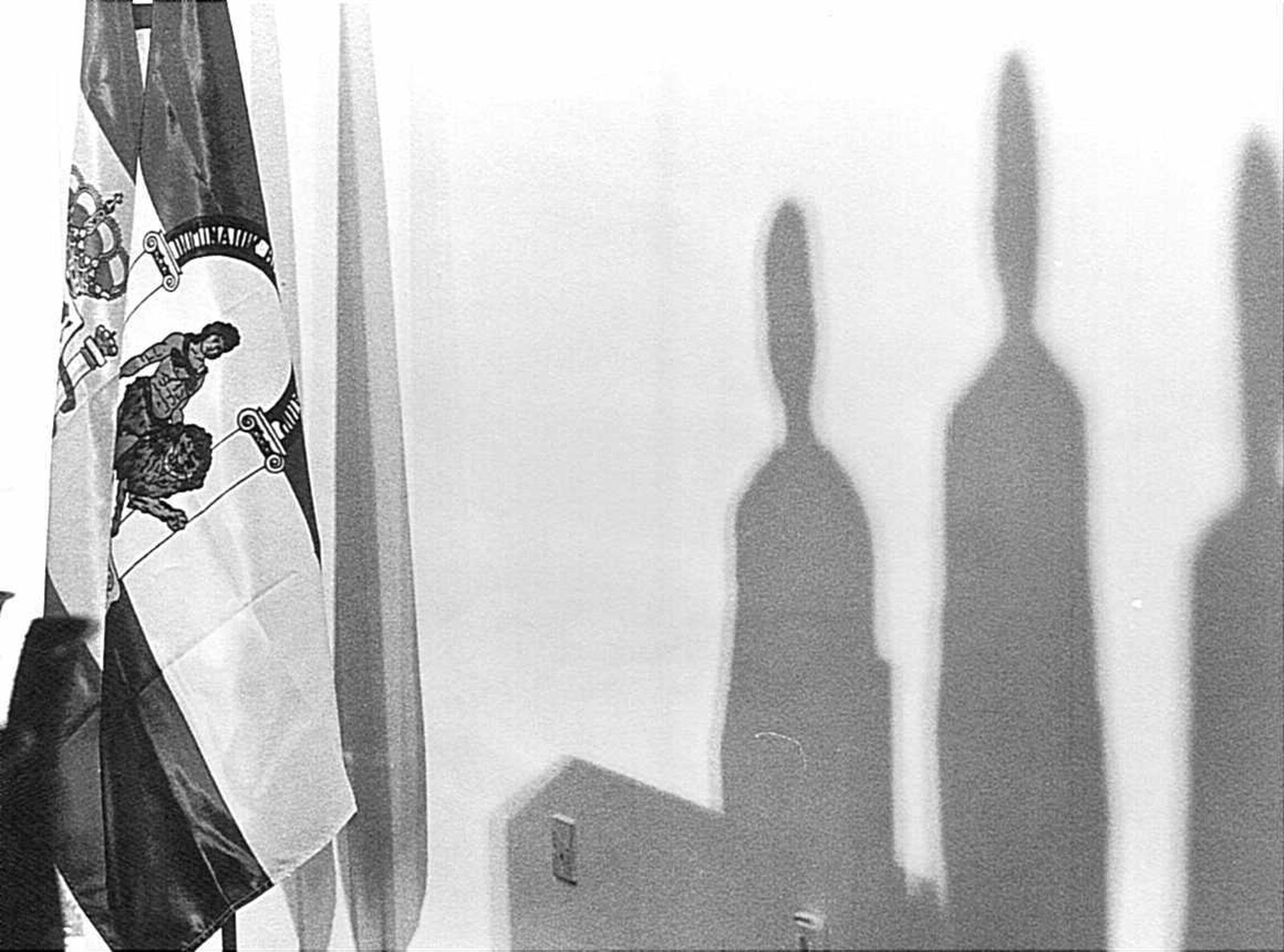 La bandera de Andalucía.