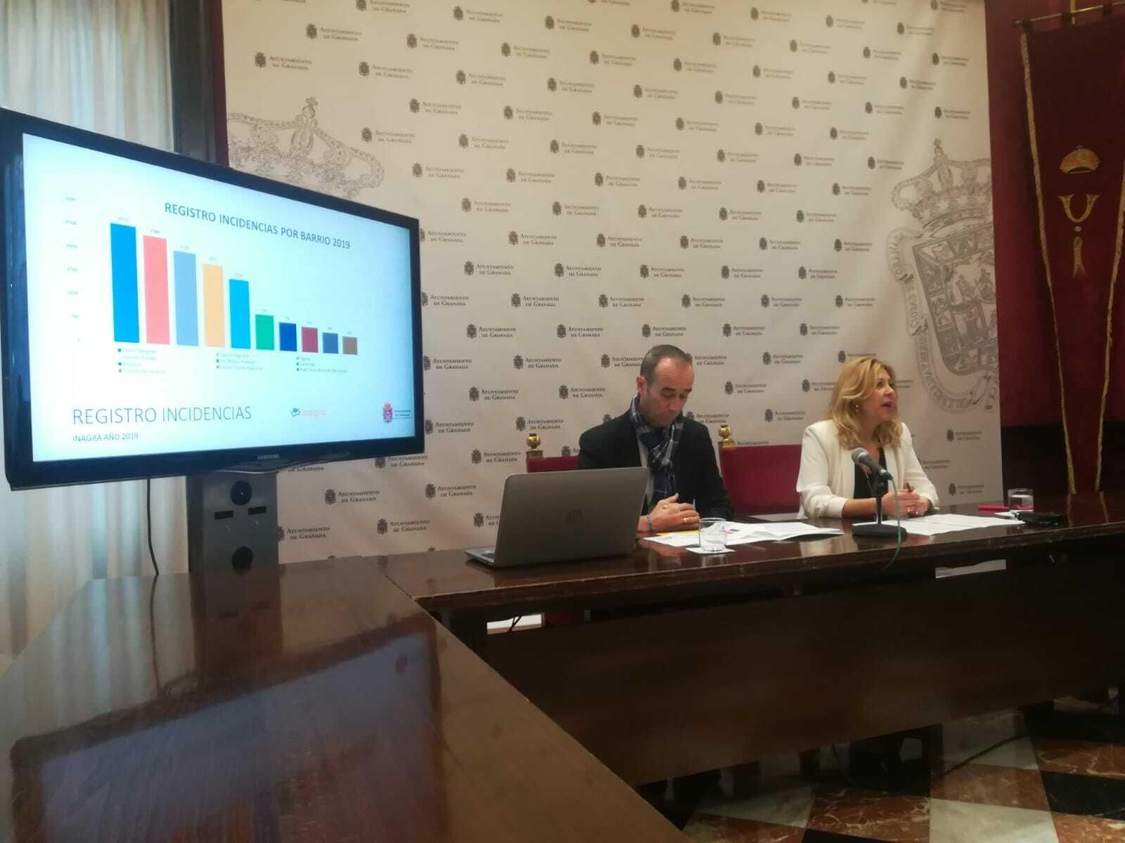 Inagra detecta 114 puntos al día en Granada con muebles 'incontrolados' en las calles