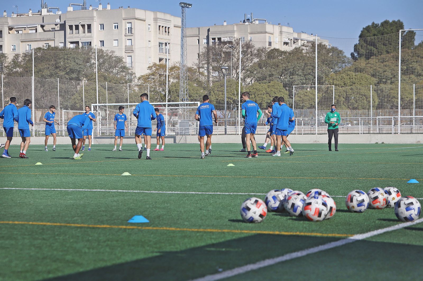Entrenamiento del Xerez DFC en La Granja