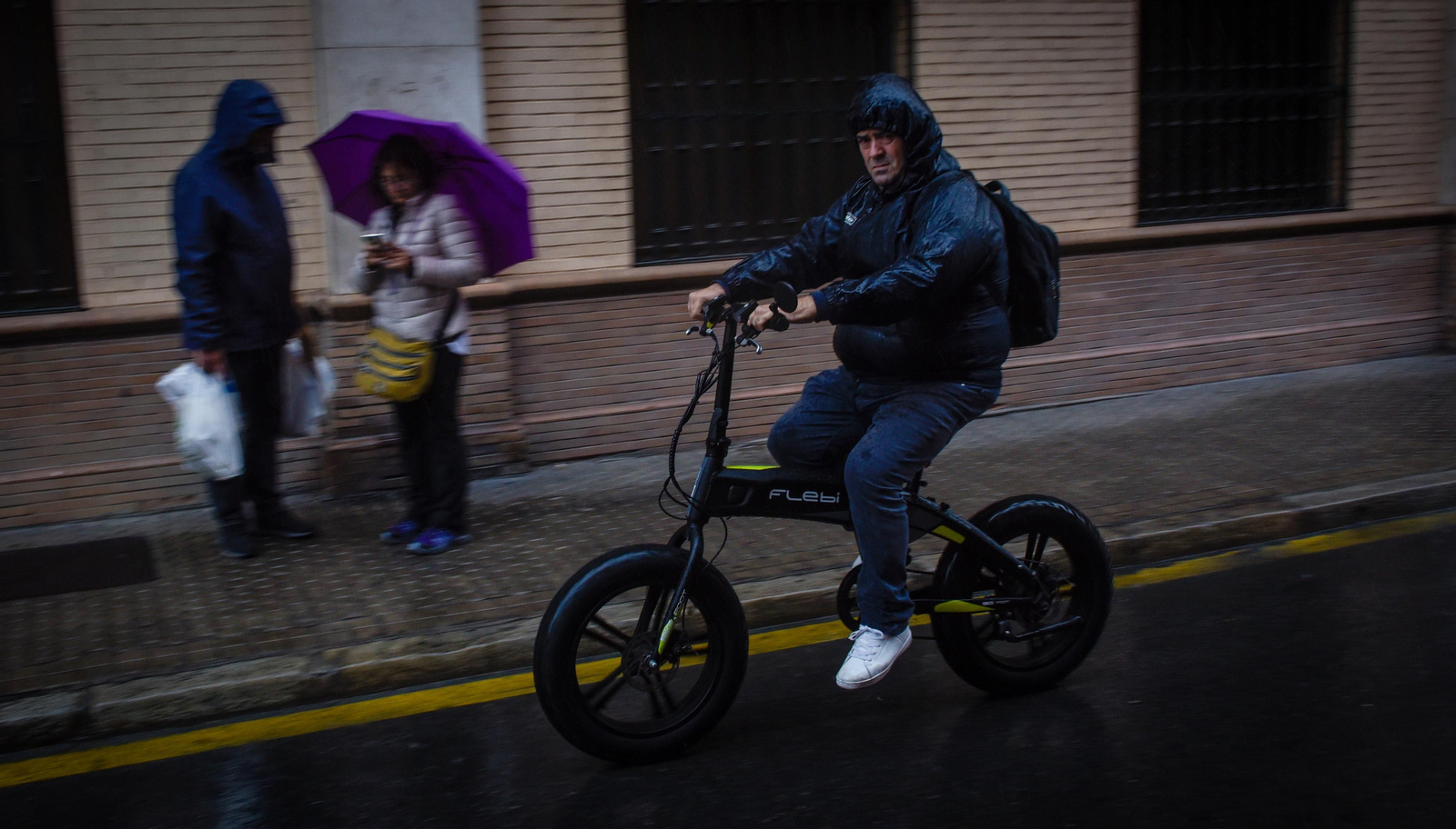 Domingo de turismo bajo la lluvia