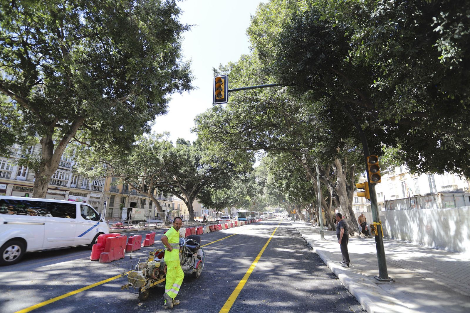 Las fotos de la recta final de las obras de la Alameda Principal