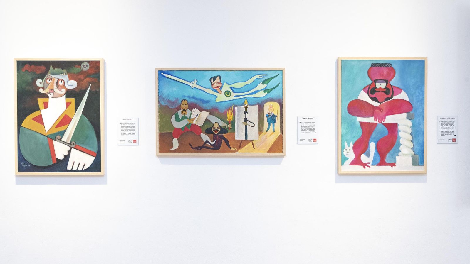 Fotos de la exposición permanente de Andrés Vázquez de Sola en el Centro de Arte Contemporáneo de San Roque