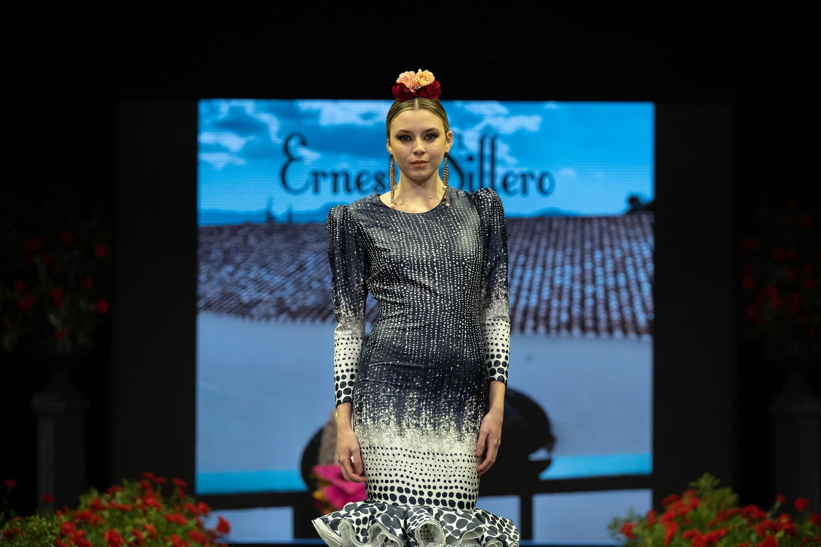 Desfile de Ernesto Sillero en la Pasarela Flamenca Jerez Tío Pepe 2023