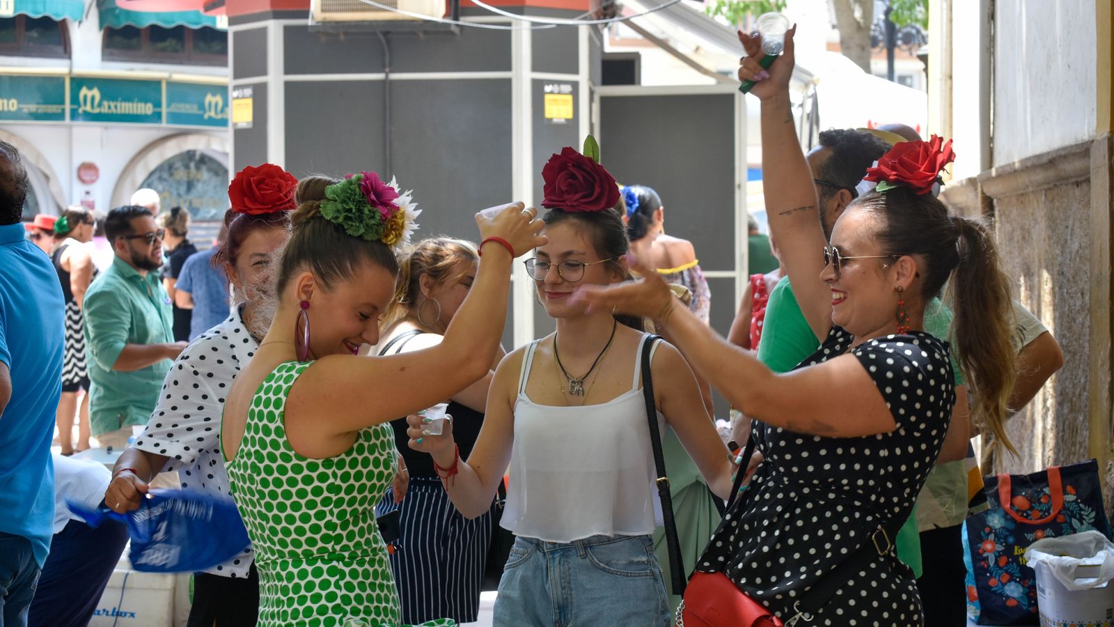 Las fotos del Domingo Rociero en el centro de la Línea