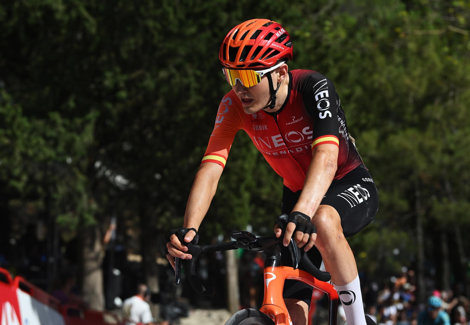 Carlos Rodríguez ya es el sexto de la clasificación general de LaVuelta.