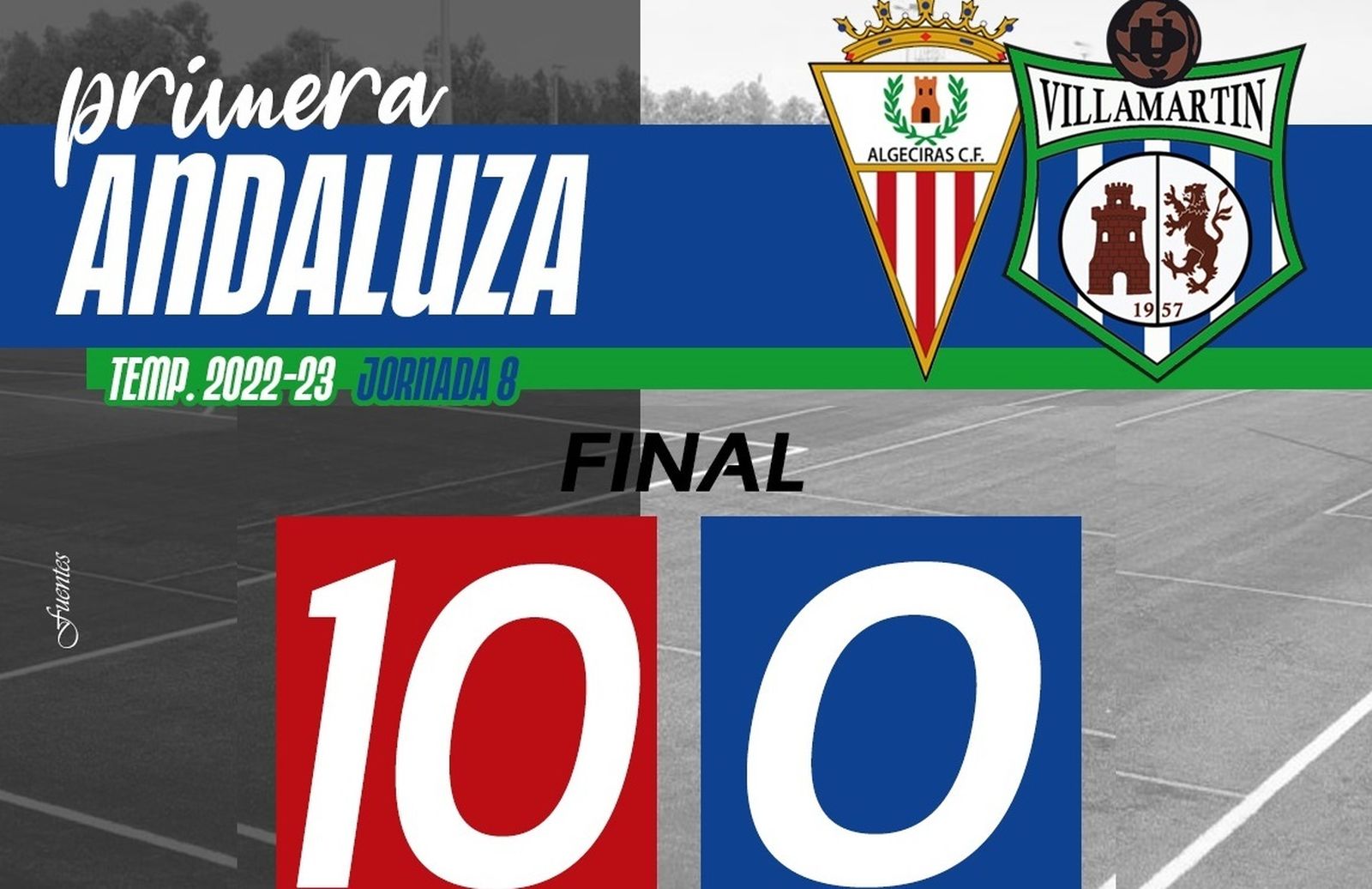 Un resultado muy abultado y poco habitual en Primera Andaluza sénior.