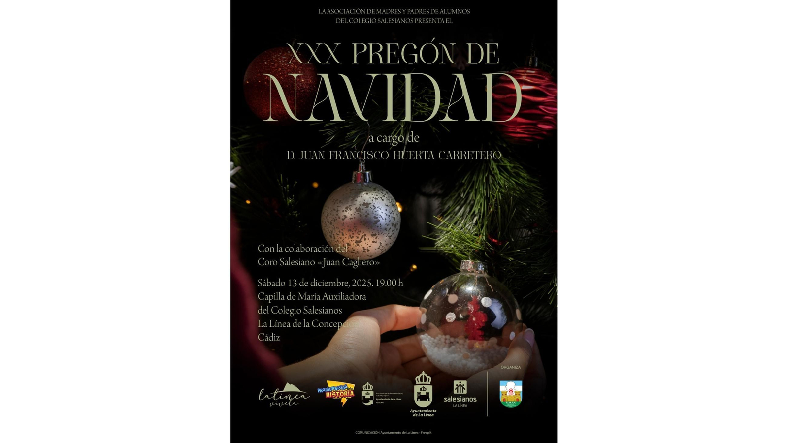 El cartel del XXX Pregón de Navidad.