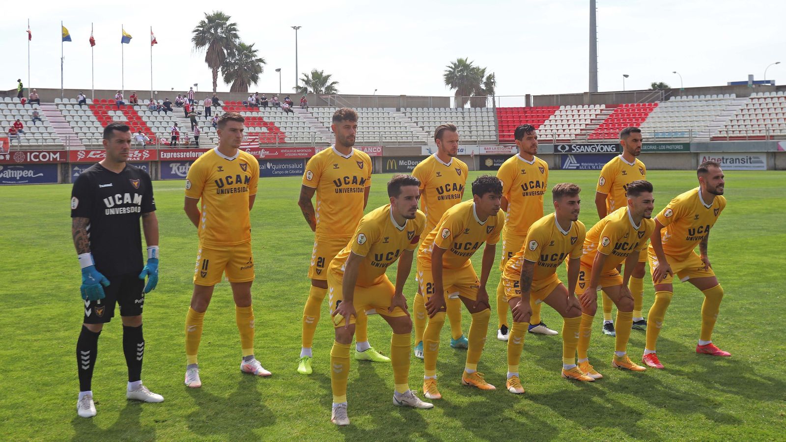 El once del UCAM en el Nuevo Mirador.